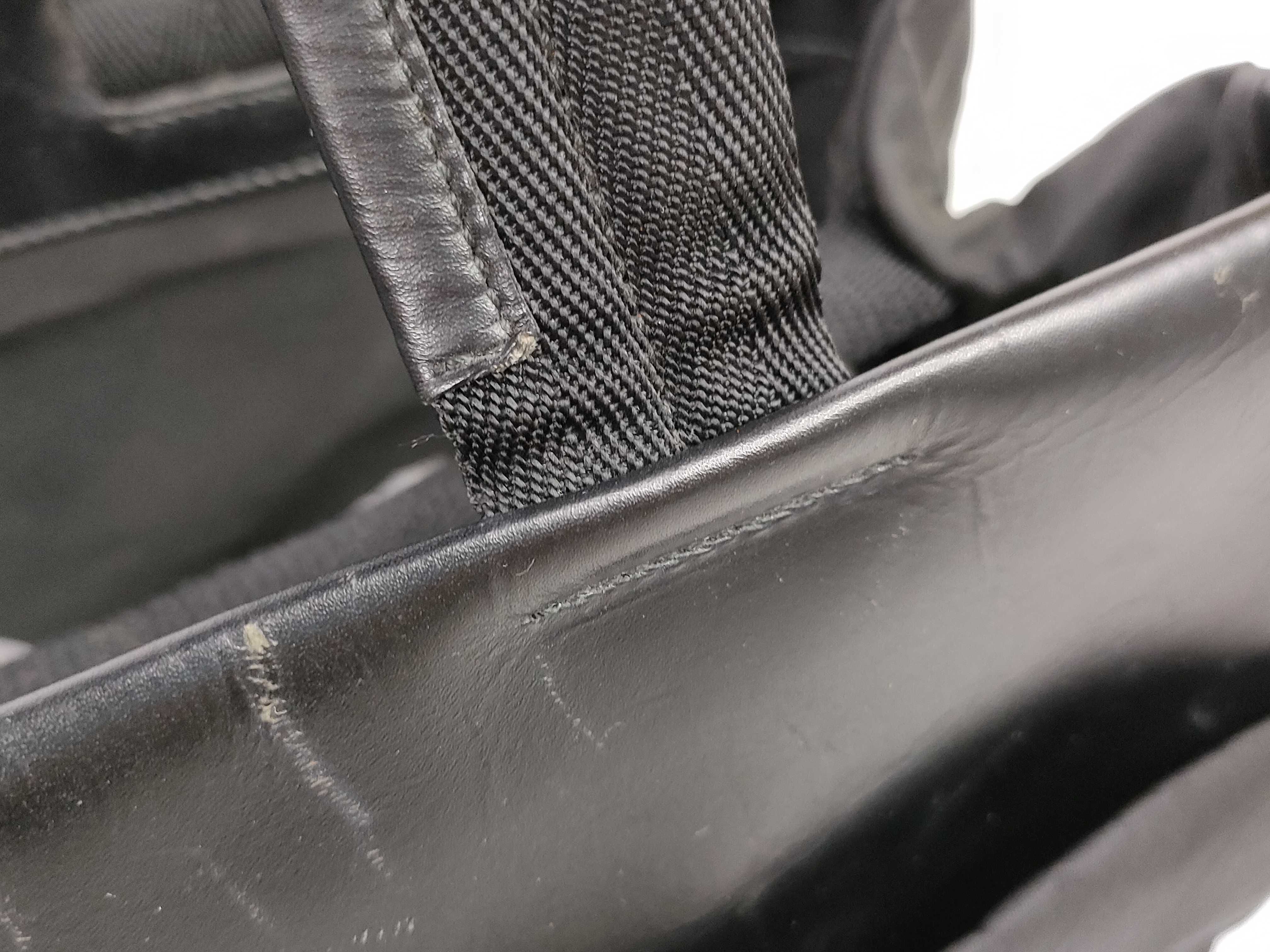 nylon Prada nylon leather tote bag — view 5