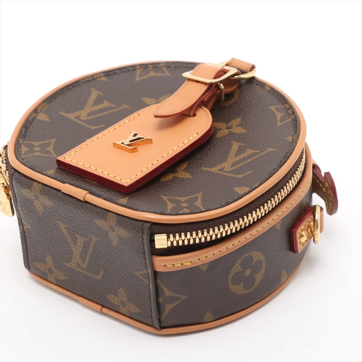 Monogram Mini Boite Chapeau M44699 Brown RFID reaction available — view 3