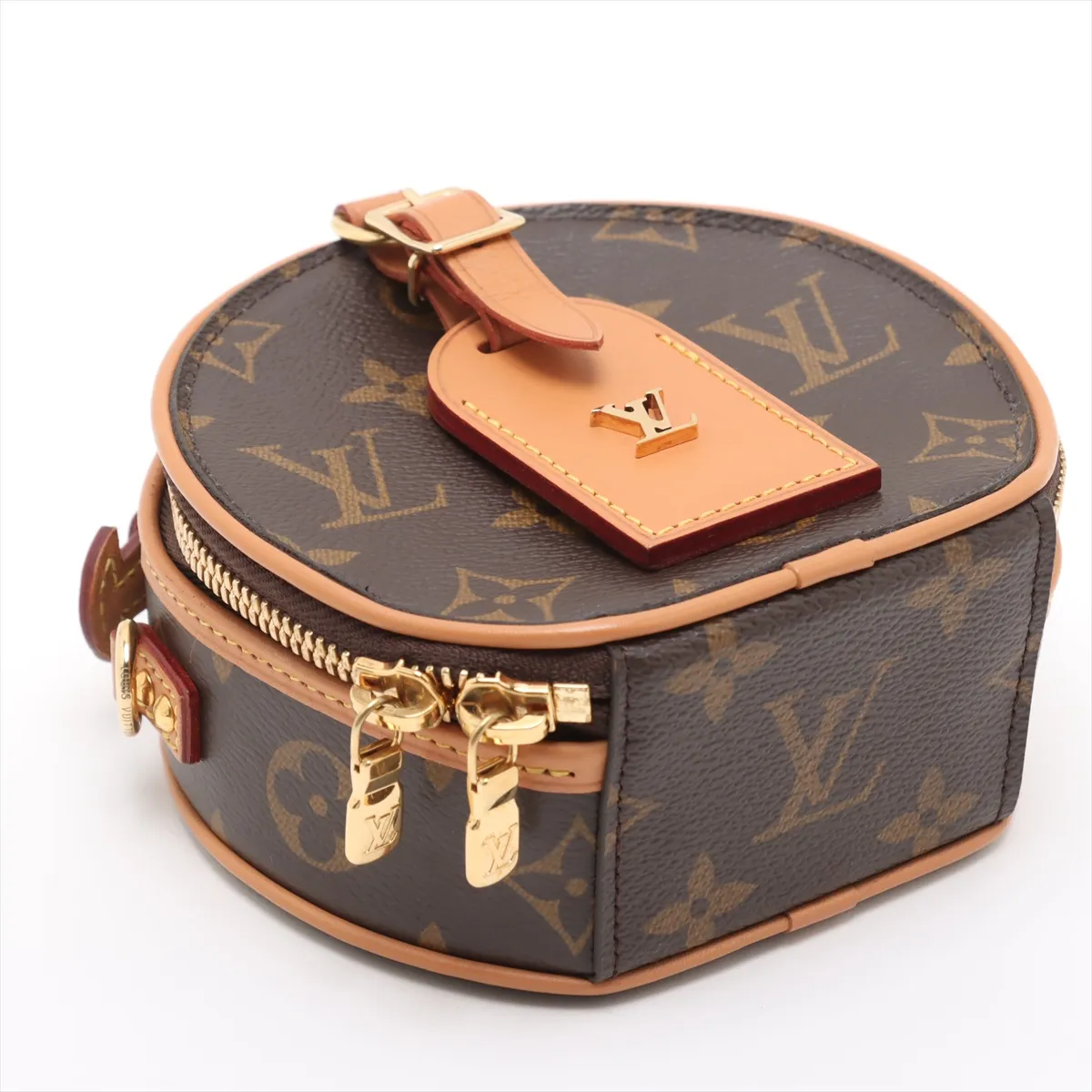 Monogram Mini Boite Chapeau M44699 Brown RFID reaction available — view 4