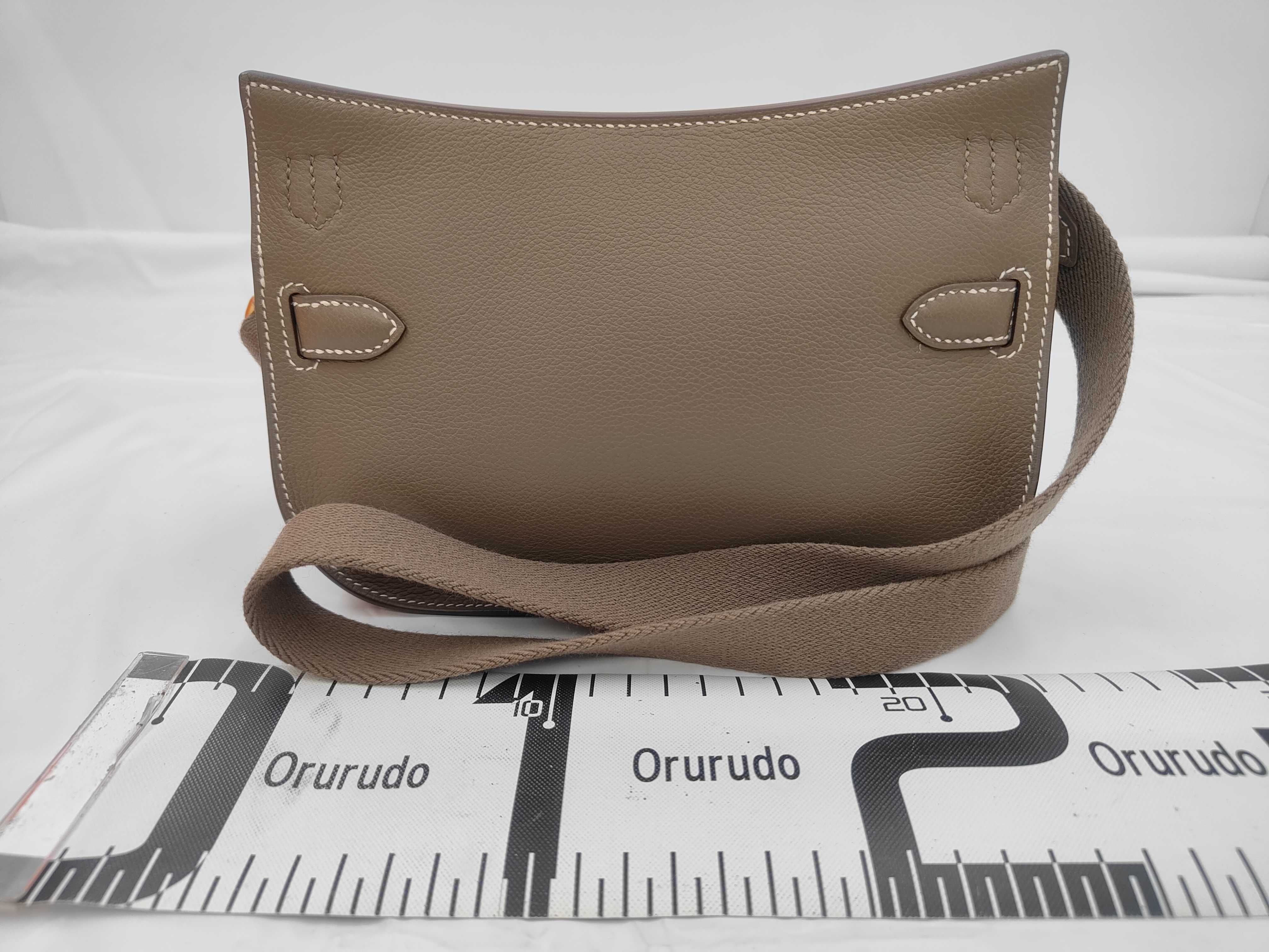 Jypsiere Mini Evercolor Etoupe Gold Hardware W Stamp Shoulder Bag — view 2