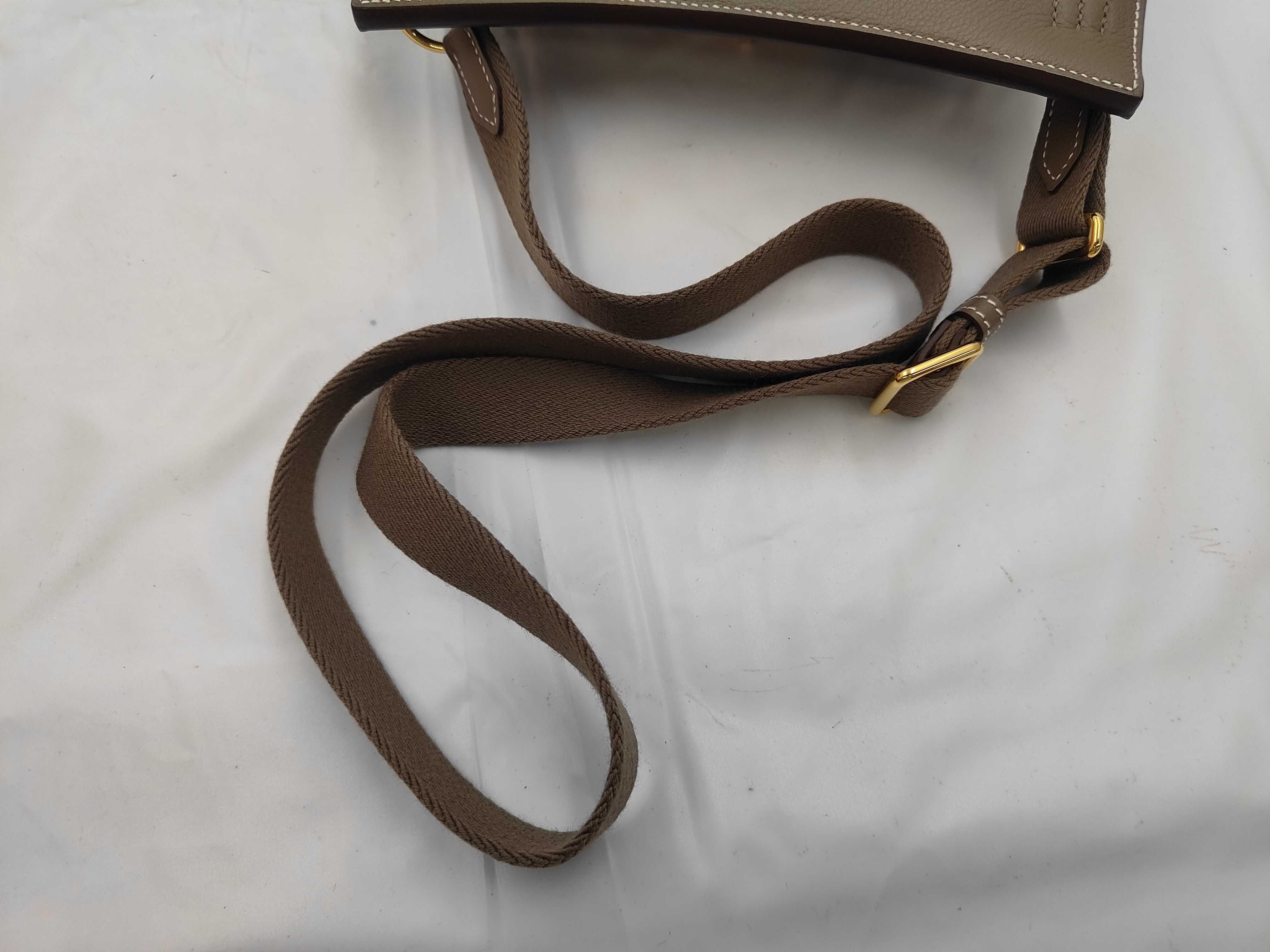 Jypsiere Mini Evercolor Etoupe Gold Hardware W Stamp Shoulder Bag — view 3
