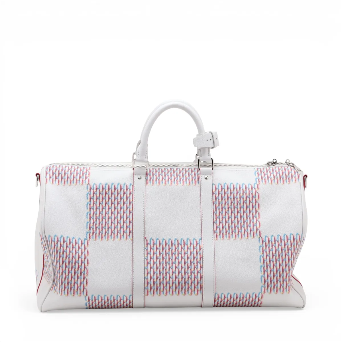 Damier Spray Keepall Bandoulière 50 M20563 White (RFID detected) — view 2