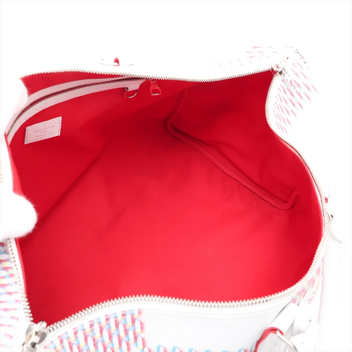 Damier Spray Keepall Bandoulière 50 M20563 White (RFID detected) — view 8