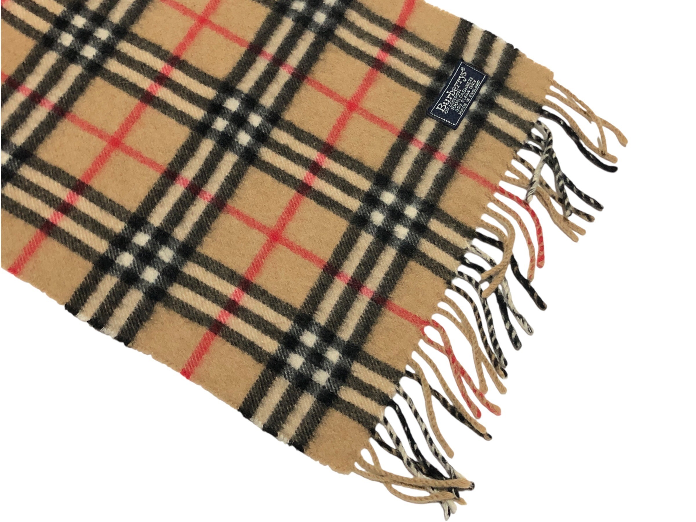 scarf, Nova check pattern, 100% cashmere. — view 11