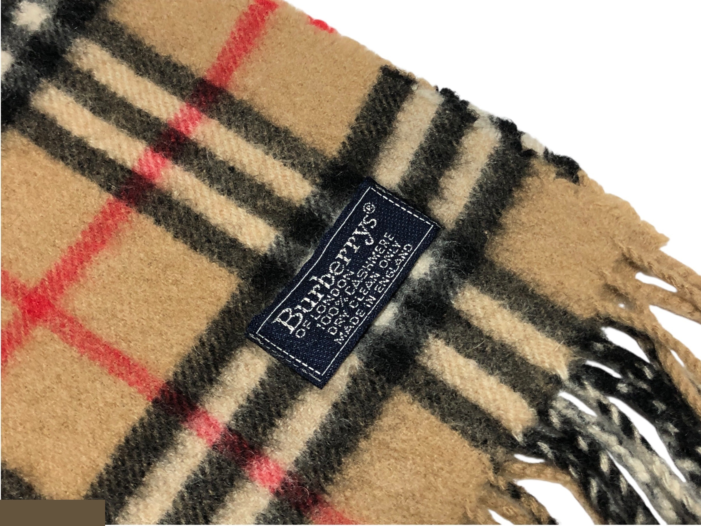 scarf, Nova check pattern, 100% cashmere. — view 3