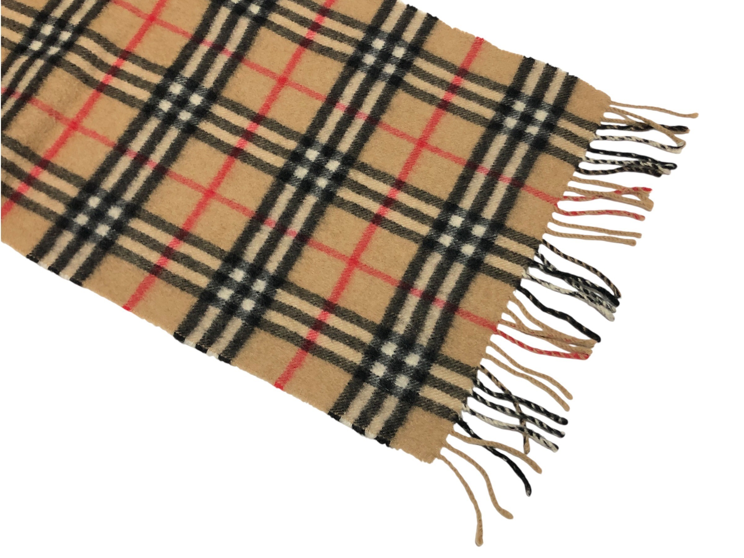 scarf, Nova check pattern, 100% cashmere. — view 6