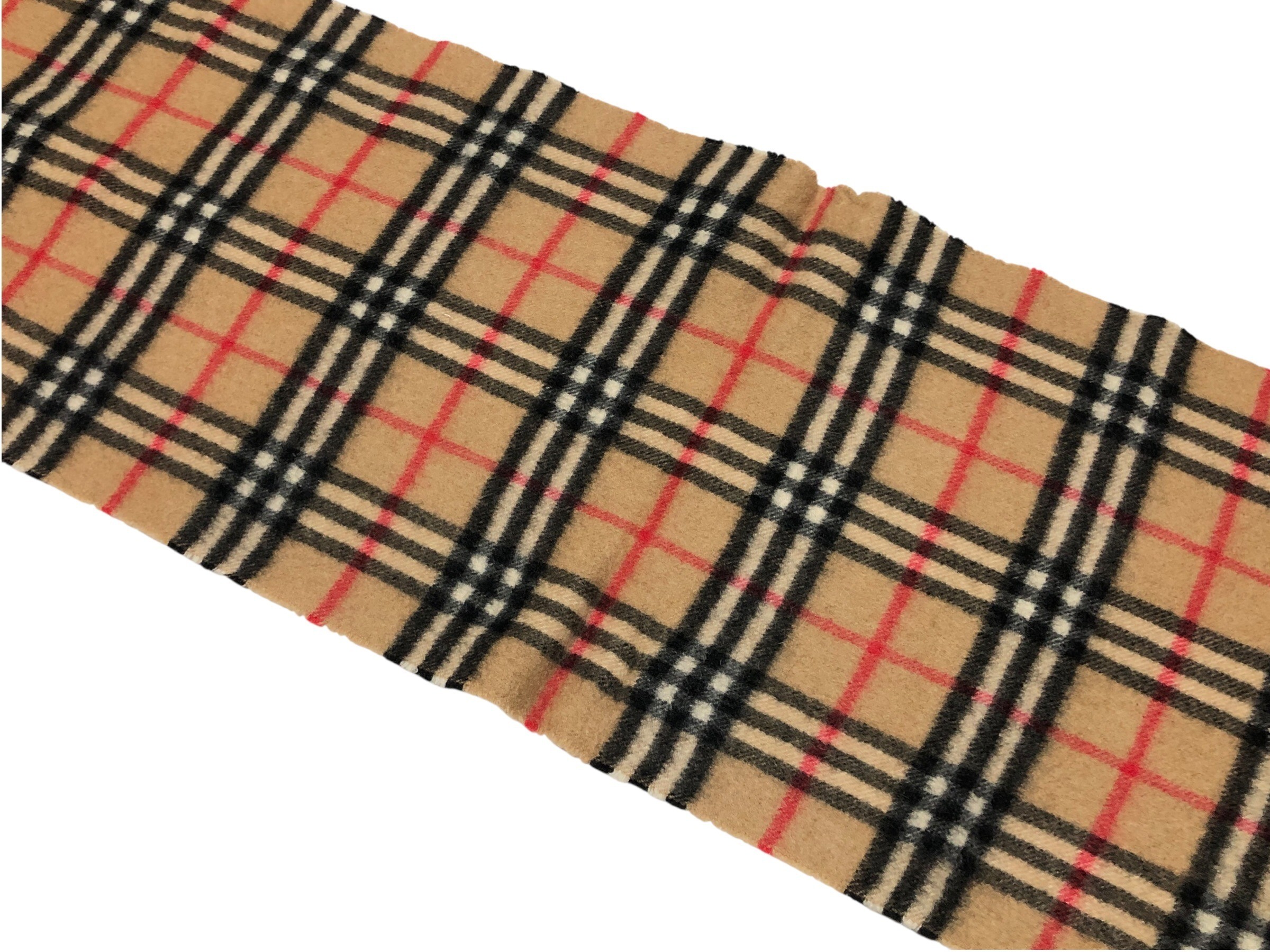 scarf, Nova check pattern, 100% cashmere. — view 7
