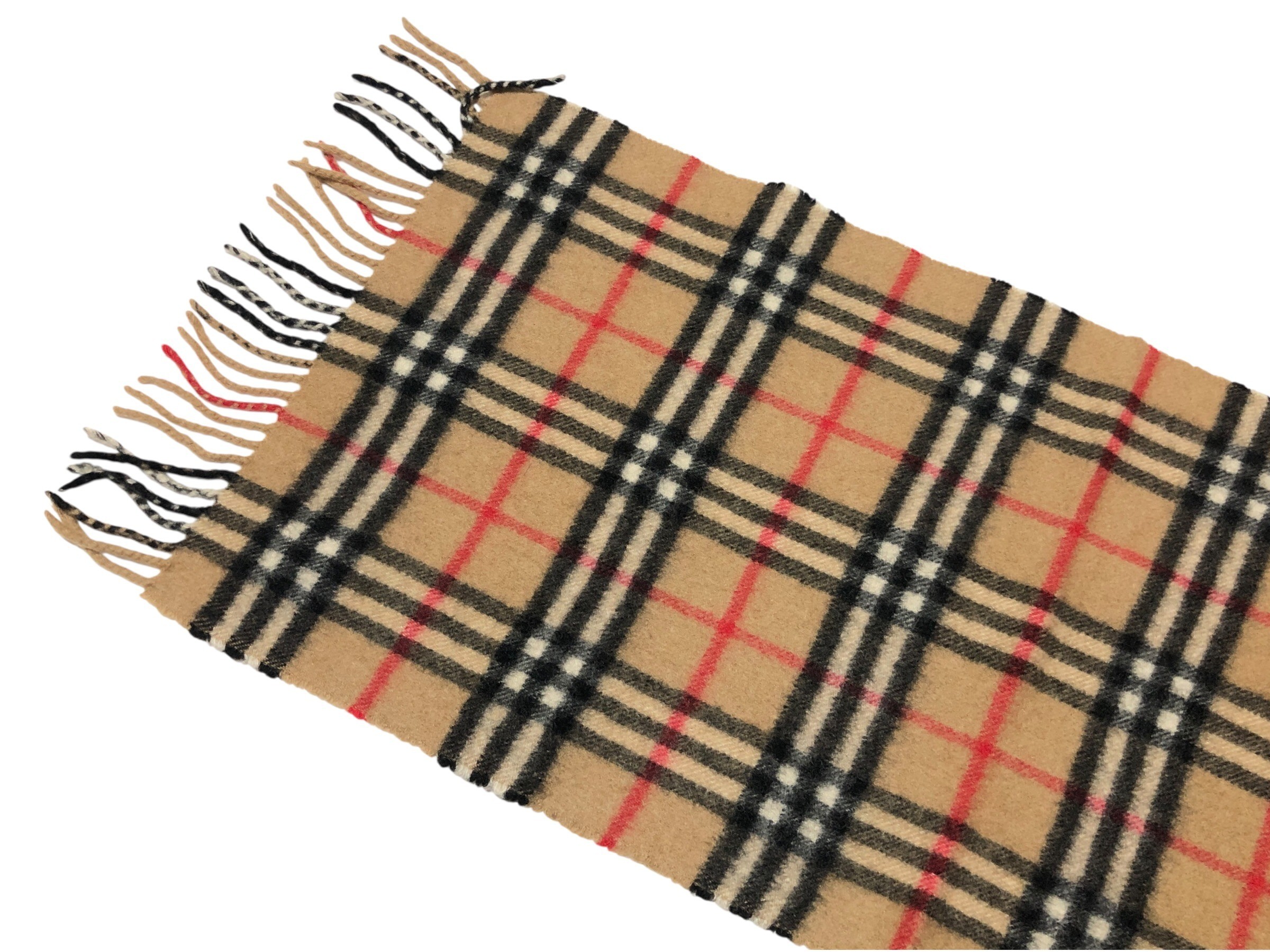 scarf, Nova check pattern, 100% cashmere. — view 8