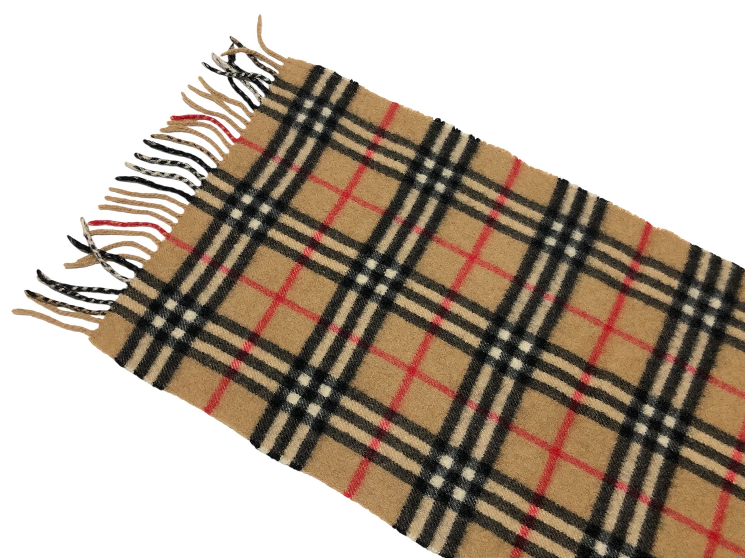 scarf, Nova check pattern, 100% cashmere. — view 9