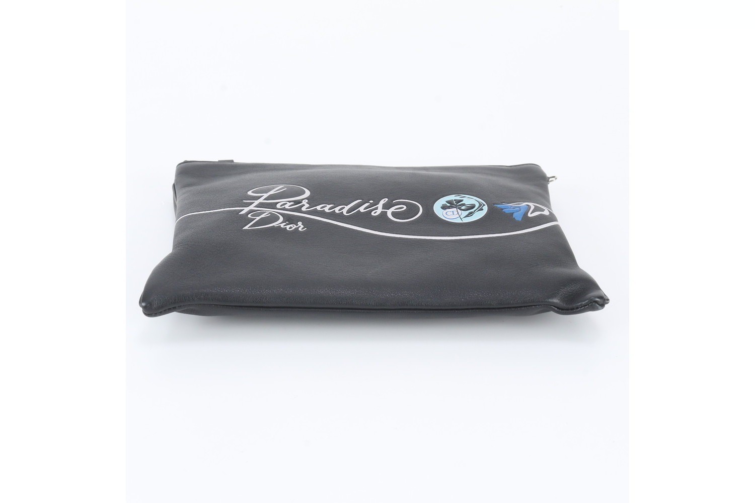 Leather clutch bag, handbag, second pouch — view 4