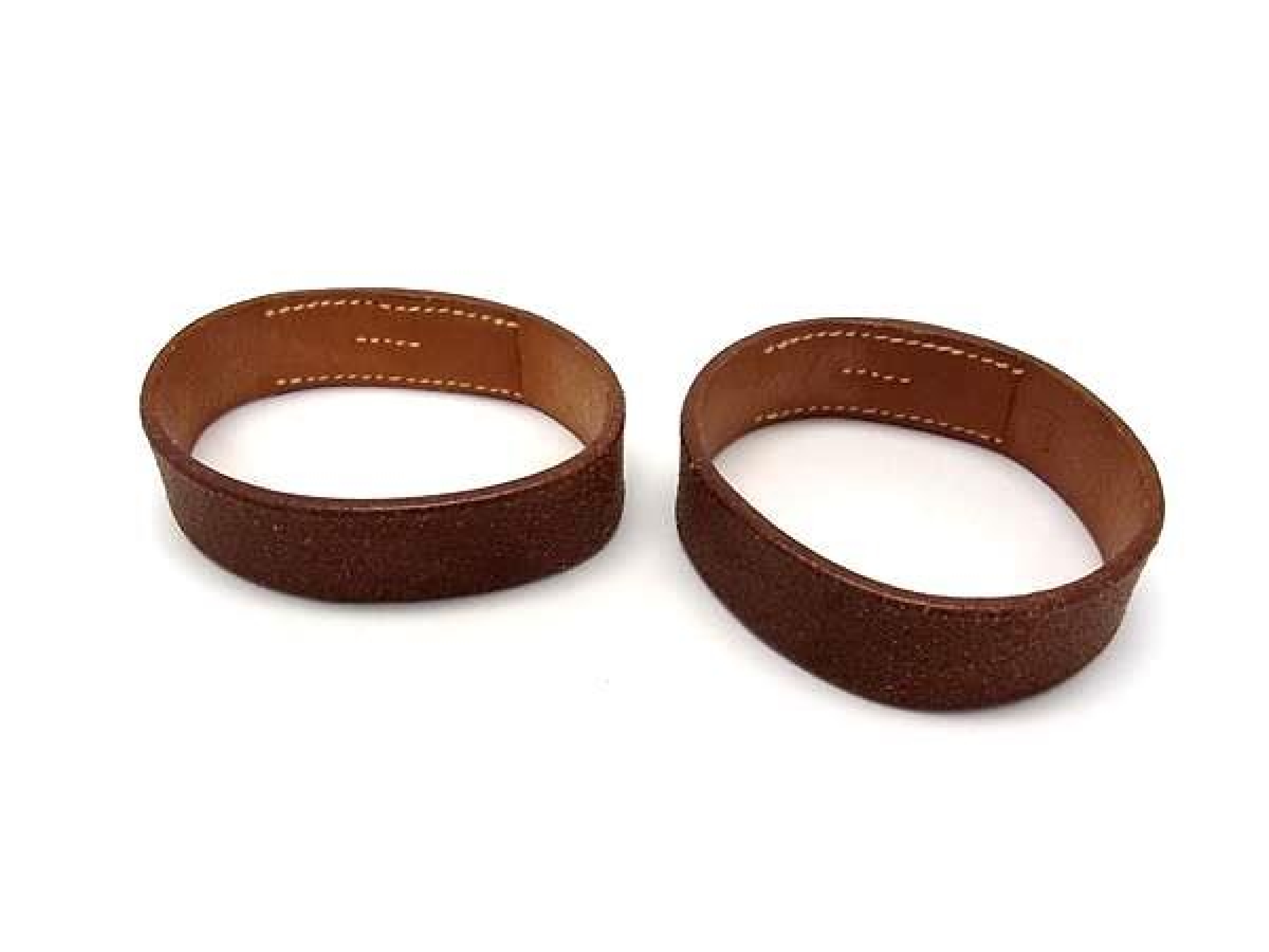 Pour Tour Leather Double Strand Bracelet Bangle Accessory E Stamp Brown FY4030 Bracelet/Bangle — view 2