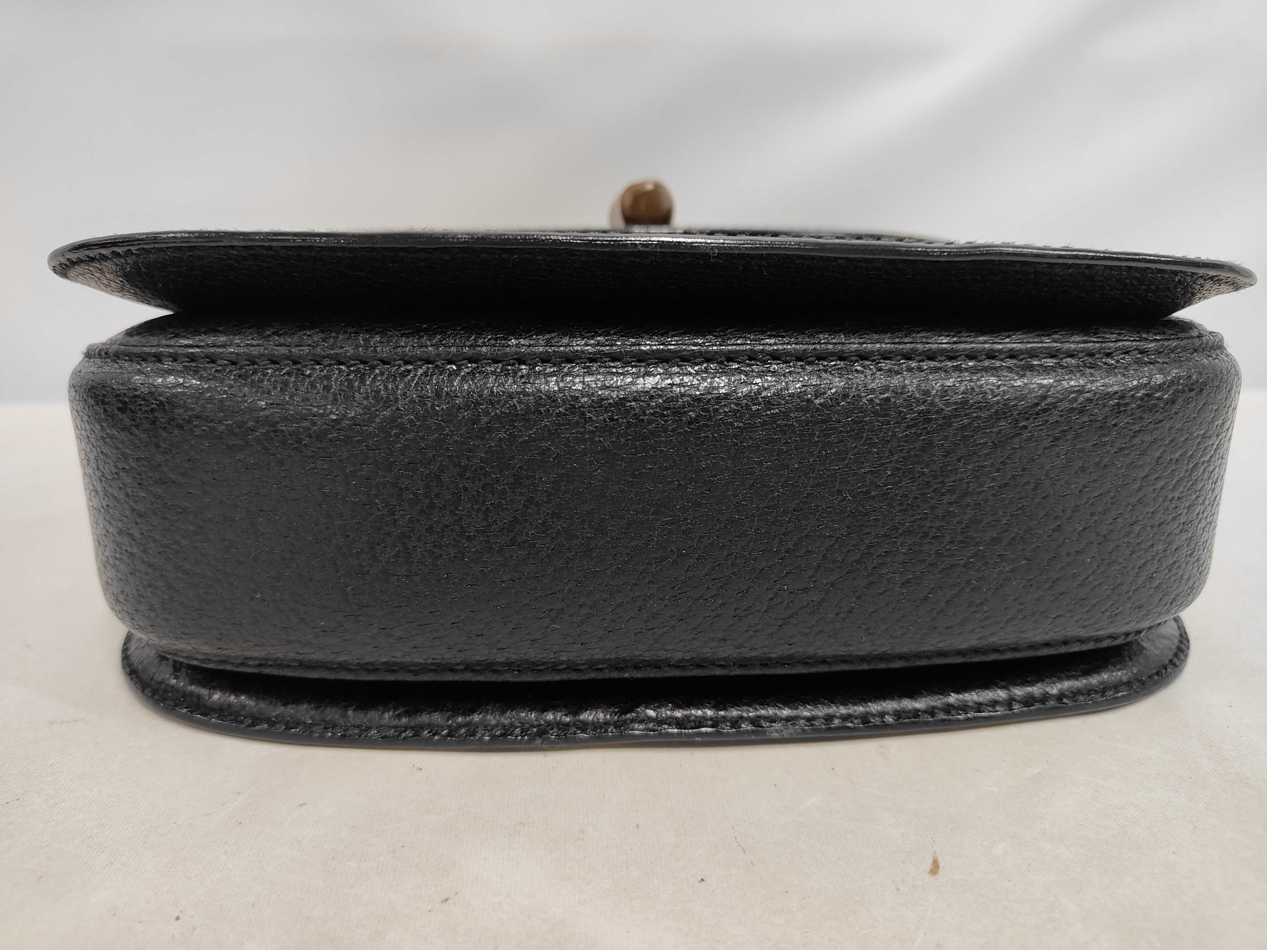Bamboo Leather 2-Way Handbag with Shoulder Strap 000 46 0188 Handbag — view 4