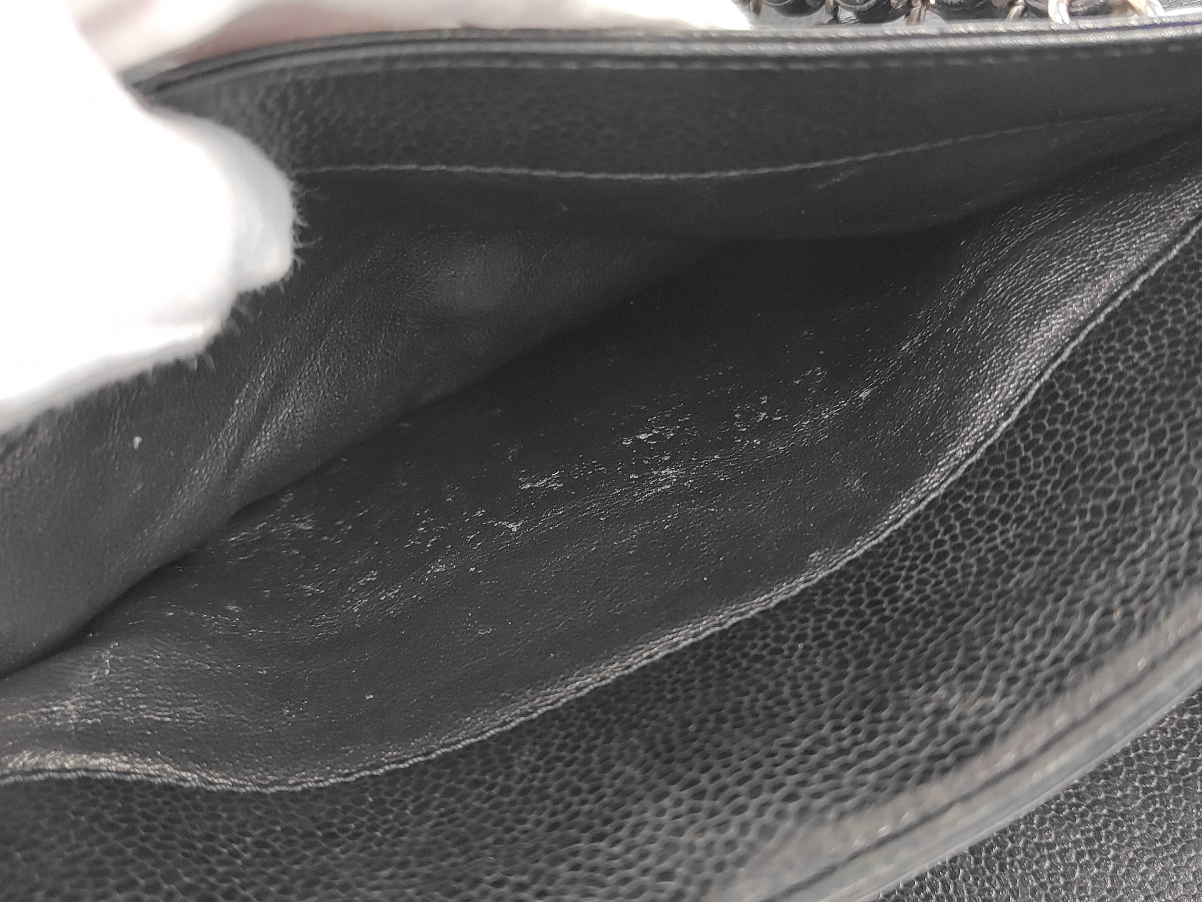 Turnlock Caviar Chain Tote Bag (Serial No. 5) — view 10