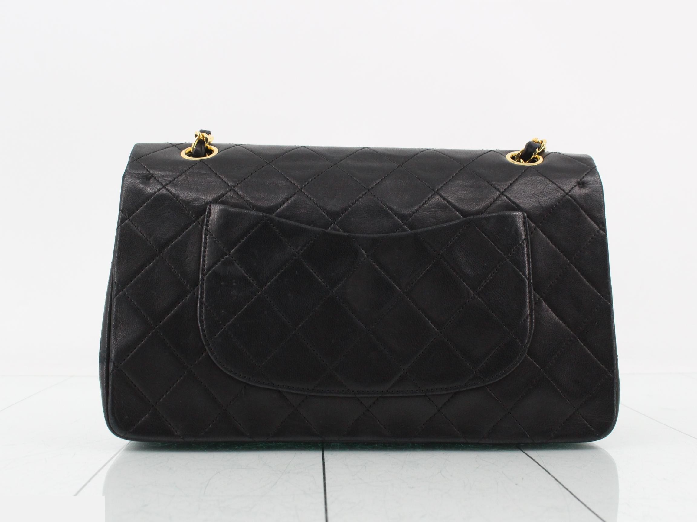 Matelassé Lambskin Double Flap Shoulder Bag — view 2