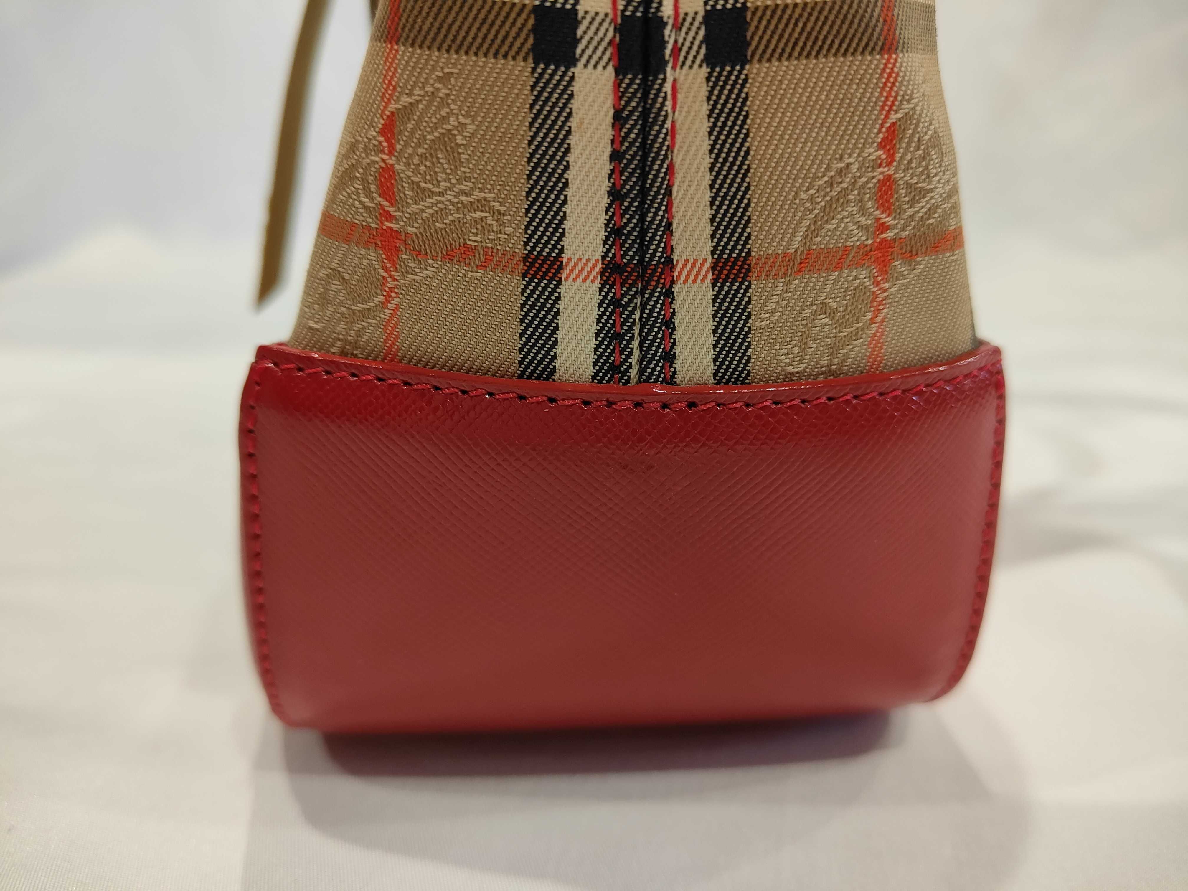 Nova Check Leather Hand Tote Bag — view 13