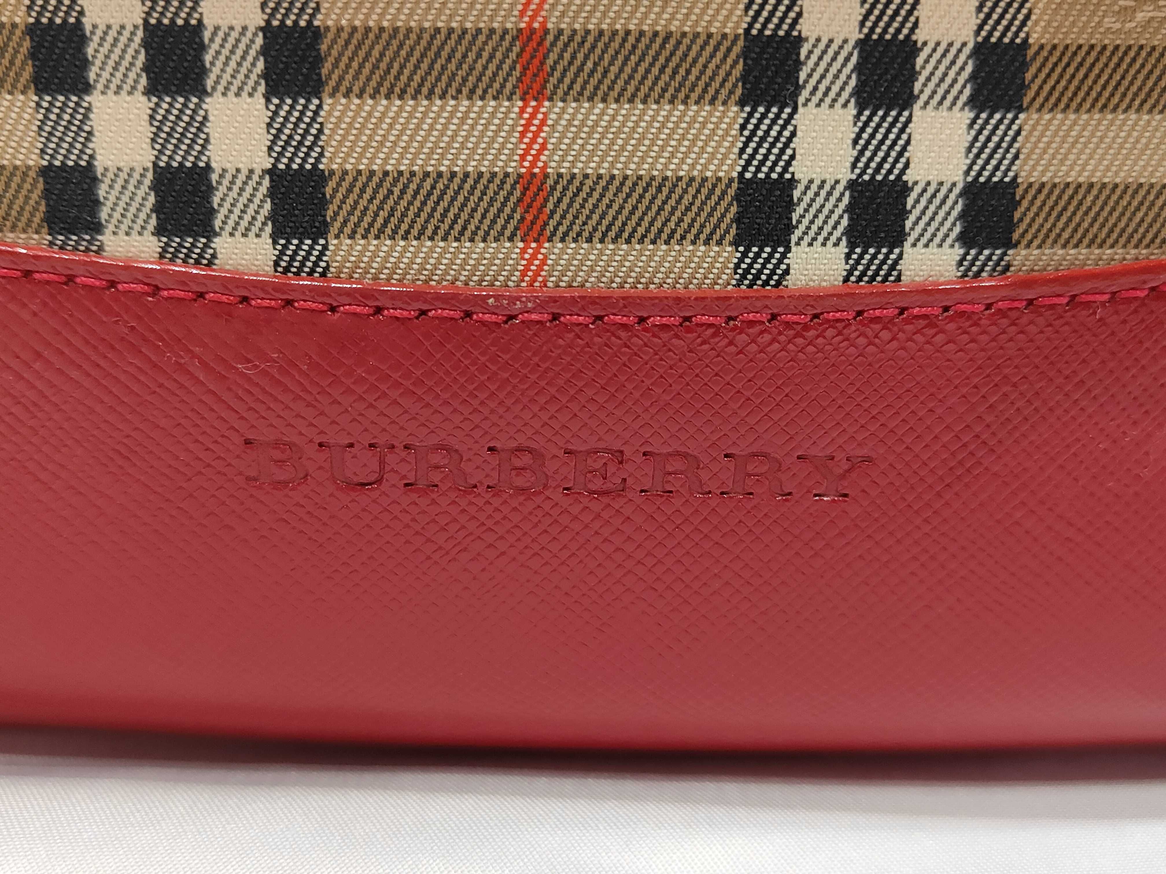 Nova Check Leather Hand Tote Bag — view 10