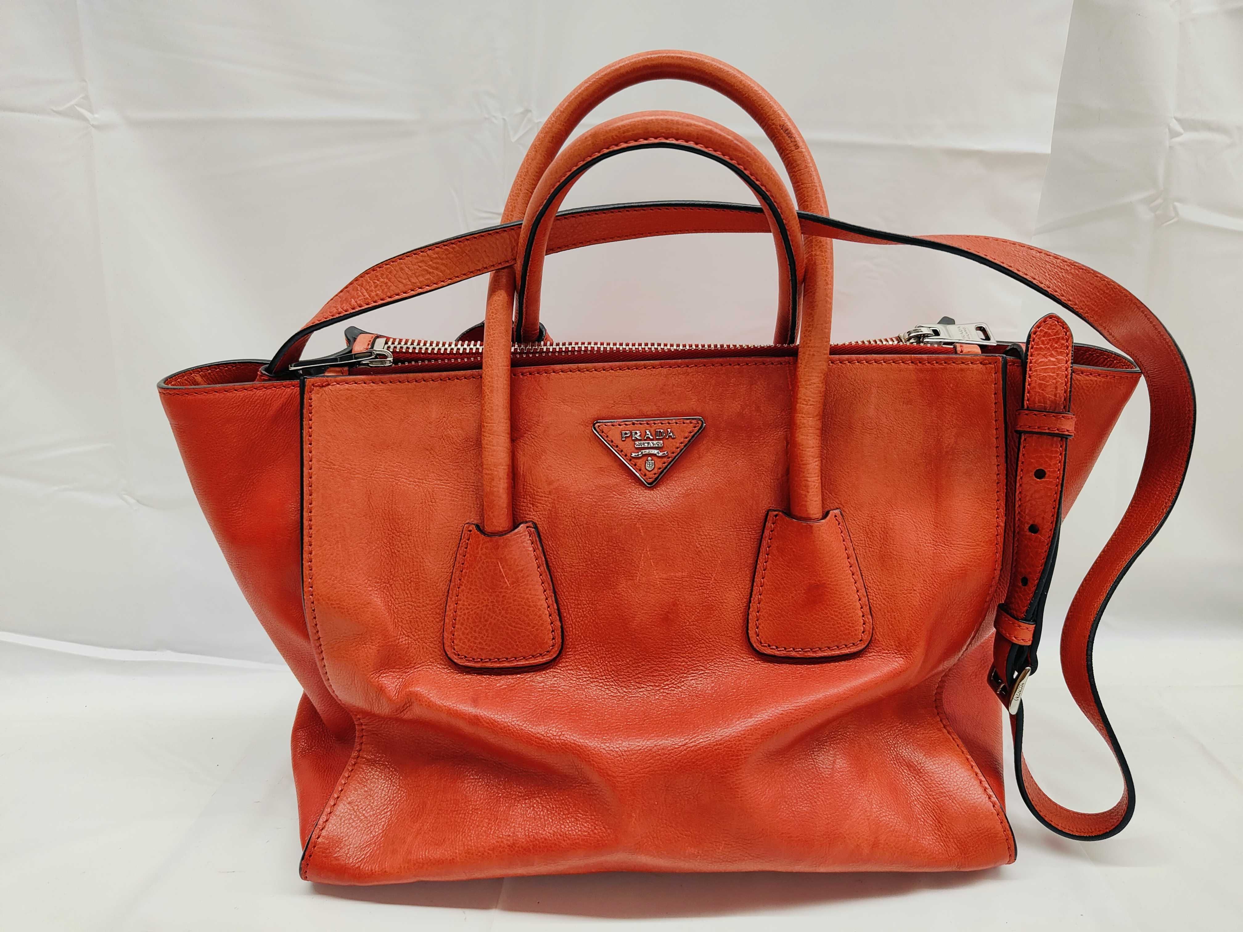Grace Calf Leather Brown Tote Bag (Handbag)