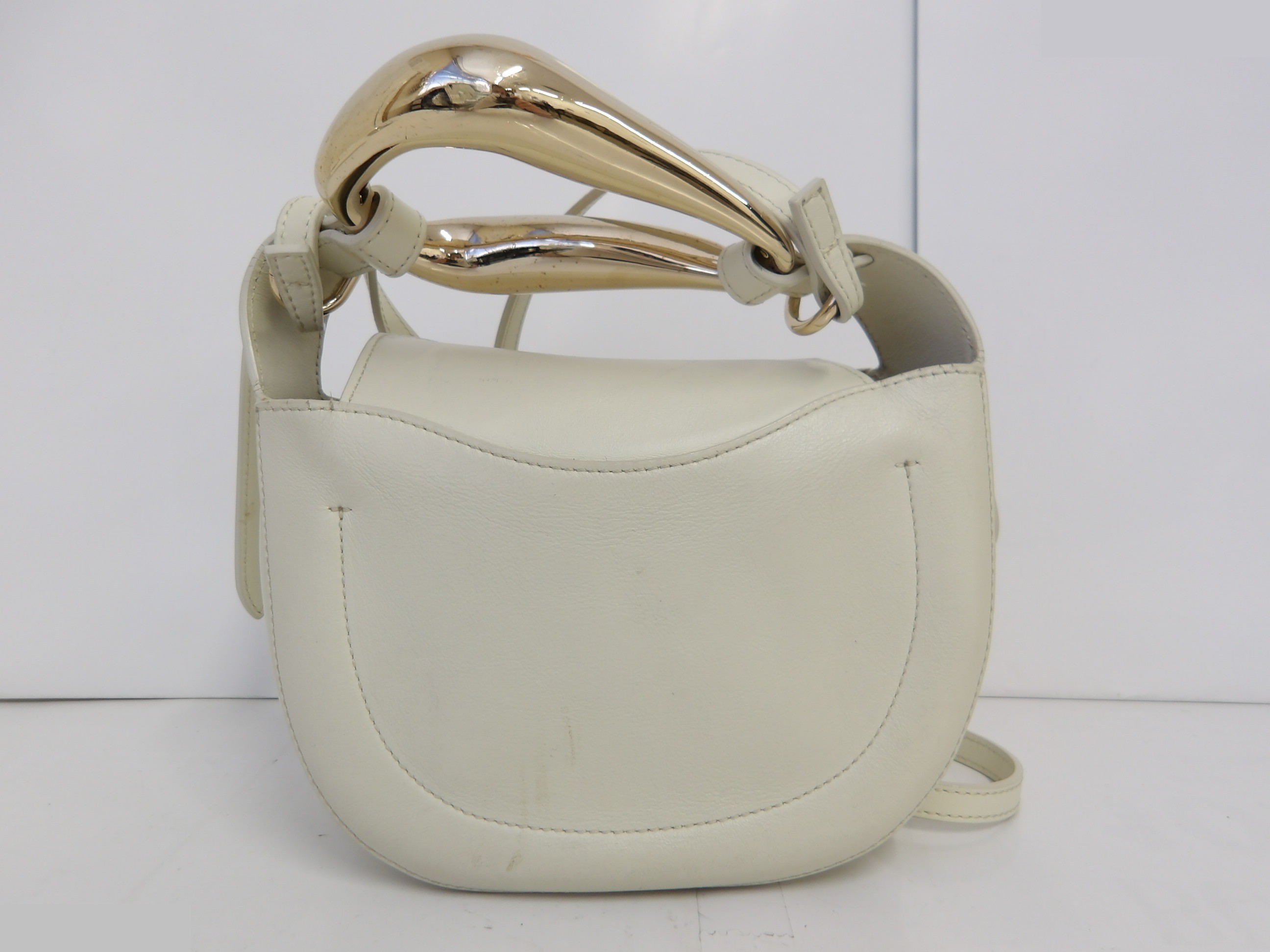 Kiss handbag with strap, 2-way bag, gold hardware. — view 2