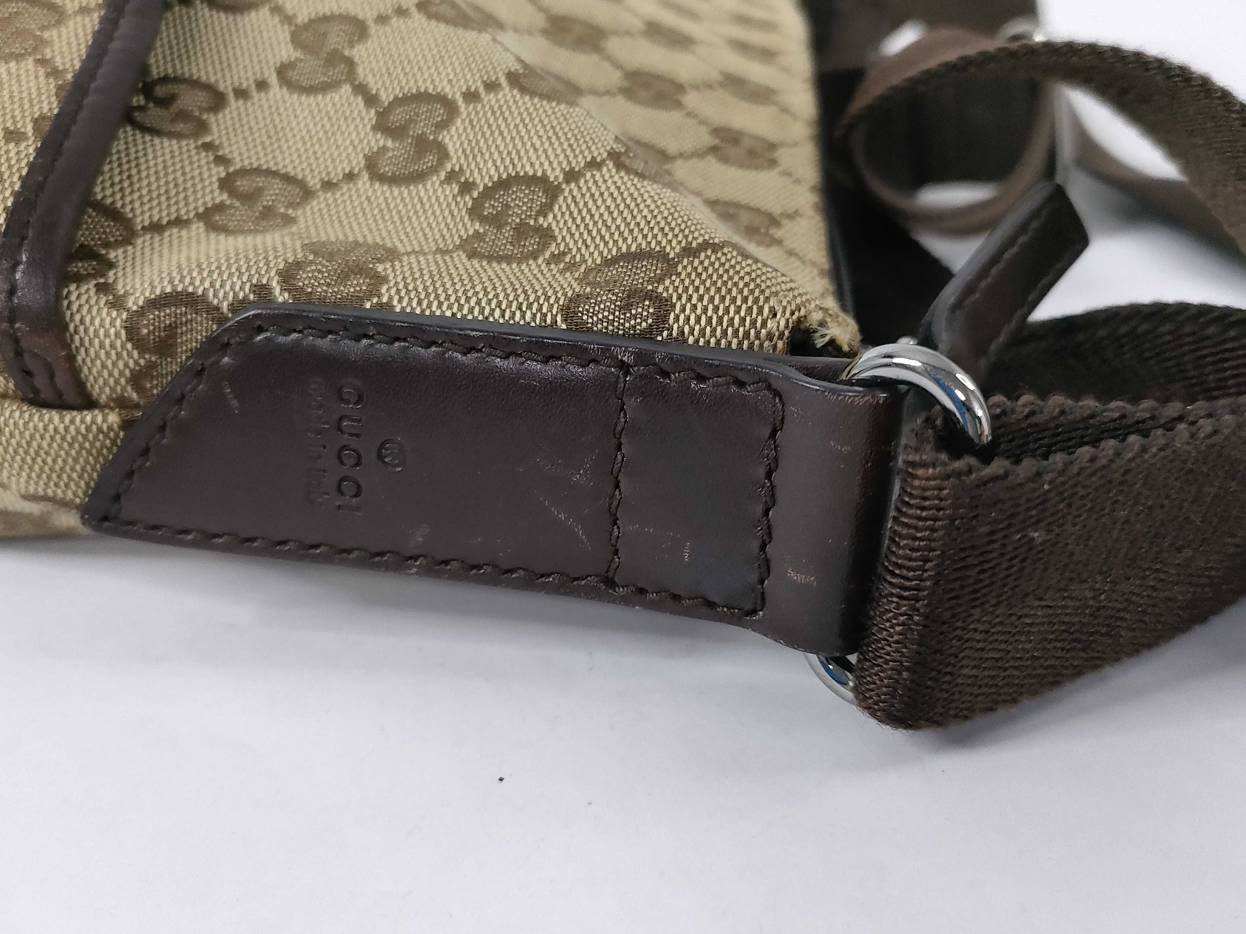 GG Canvas Shoulder Bag, Brown GG Canvas Shoulder Bag — view 5