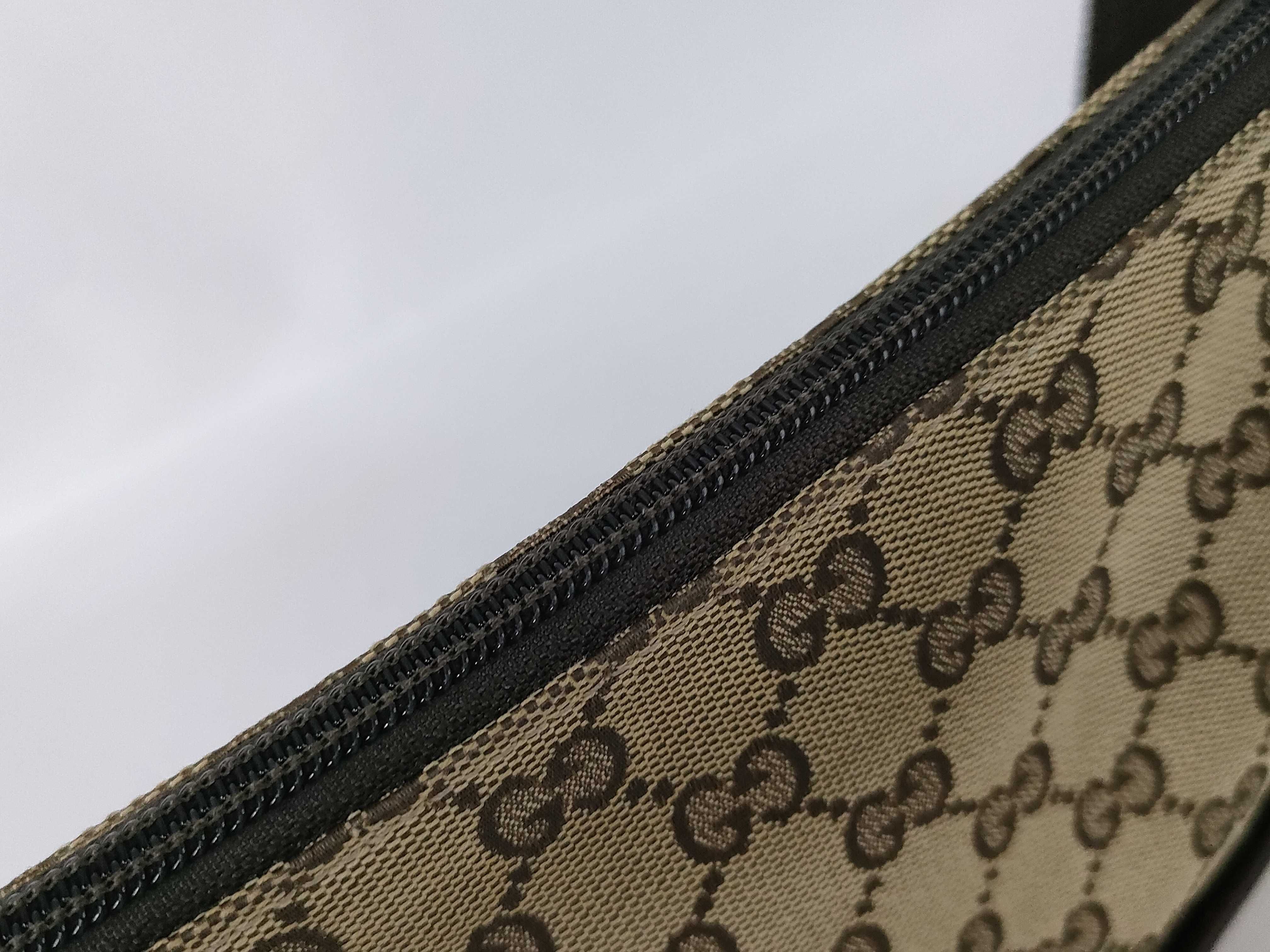 GG Canvas Shoulder Bag, Brown GG Canvas Shoulder Bag — view 8