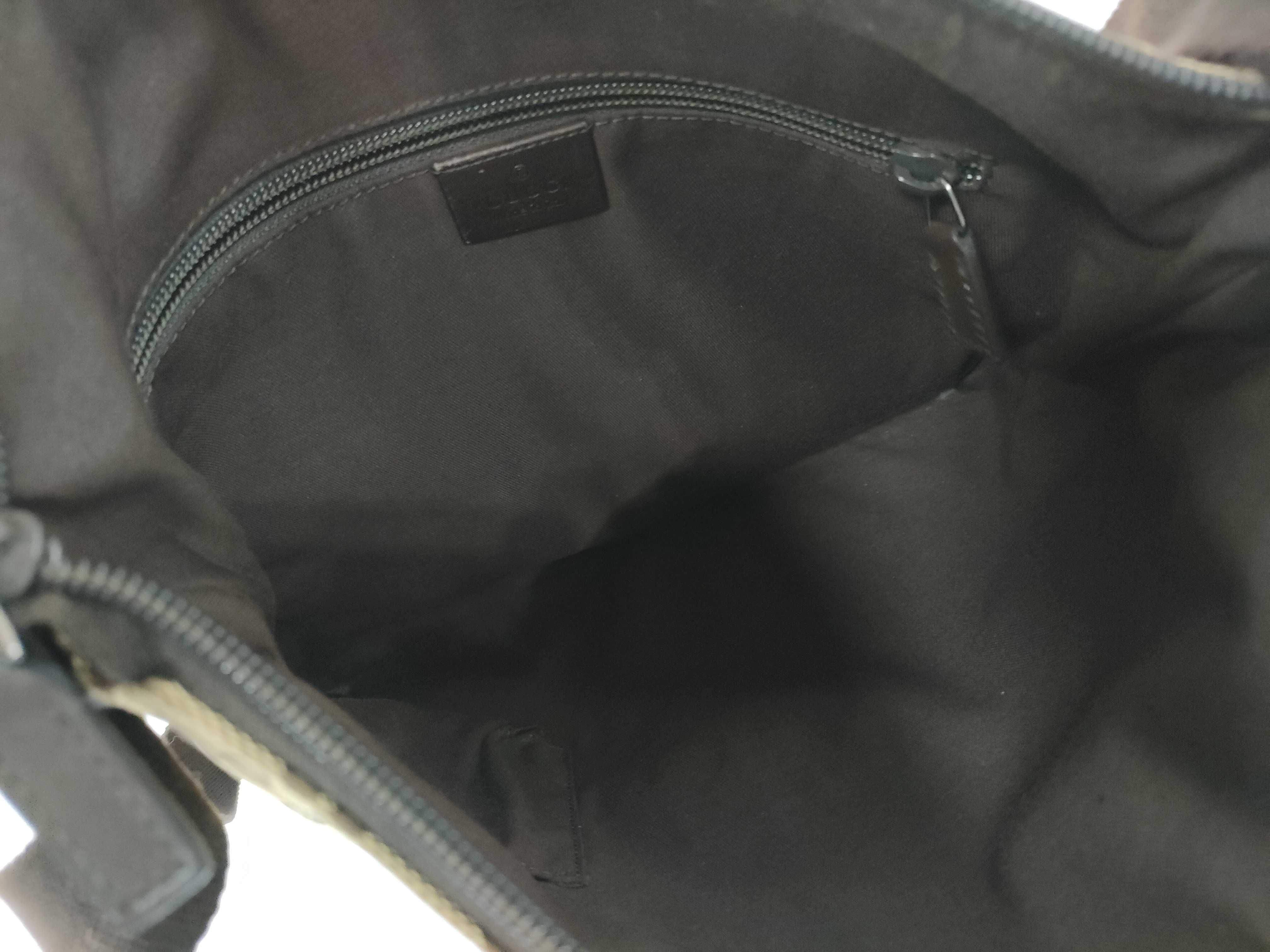 GG Canvas Shoulder Bag, Brown GG Canvas Shoulder Bag — view 9