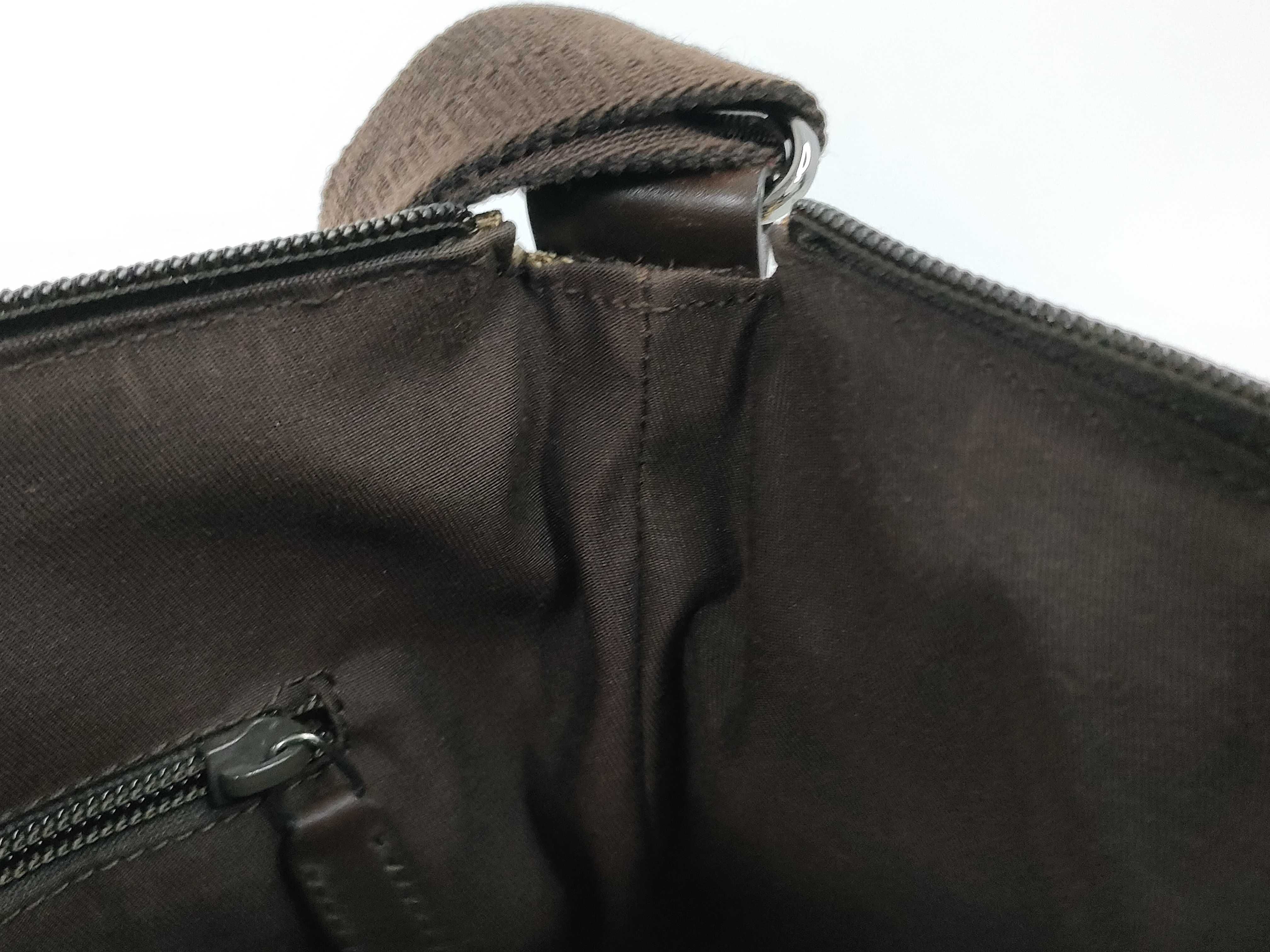 GG Canvas Shoulder Bag, Brown GG Canvas Shoulder Bag — view 10
