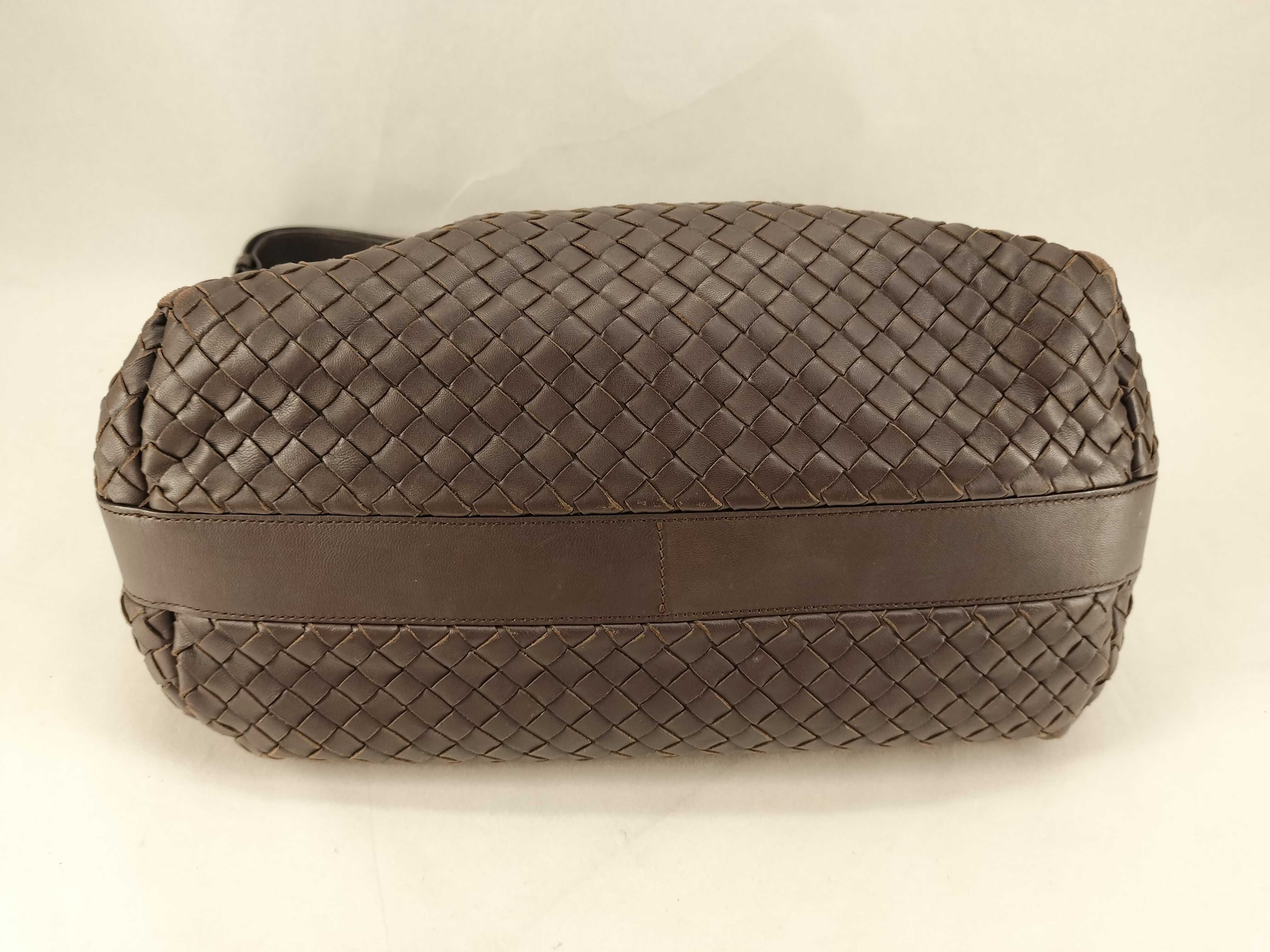Intrecciato Hobo/One Shoulder/Brown/Cadosure etc. Shoulder Bag — view 7