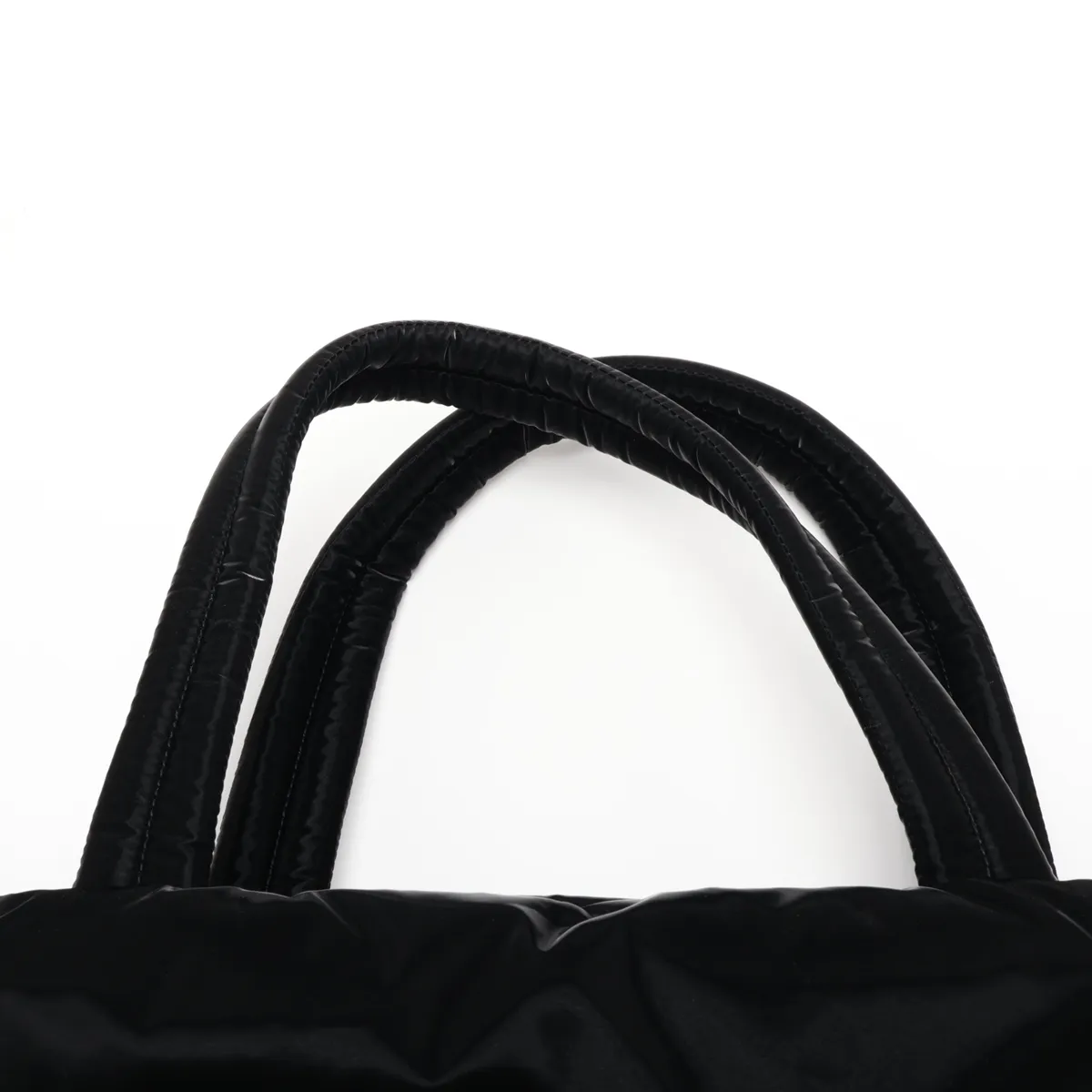 Nylon Tote Bag, Black, 756269 — view 6