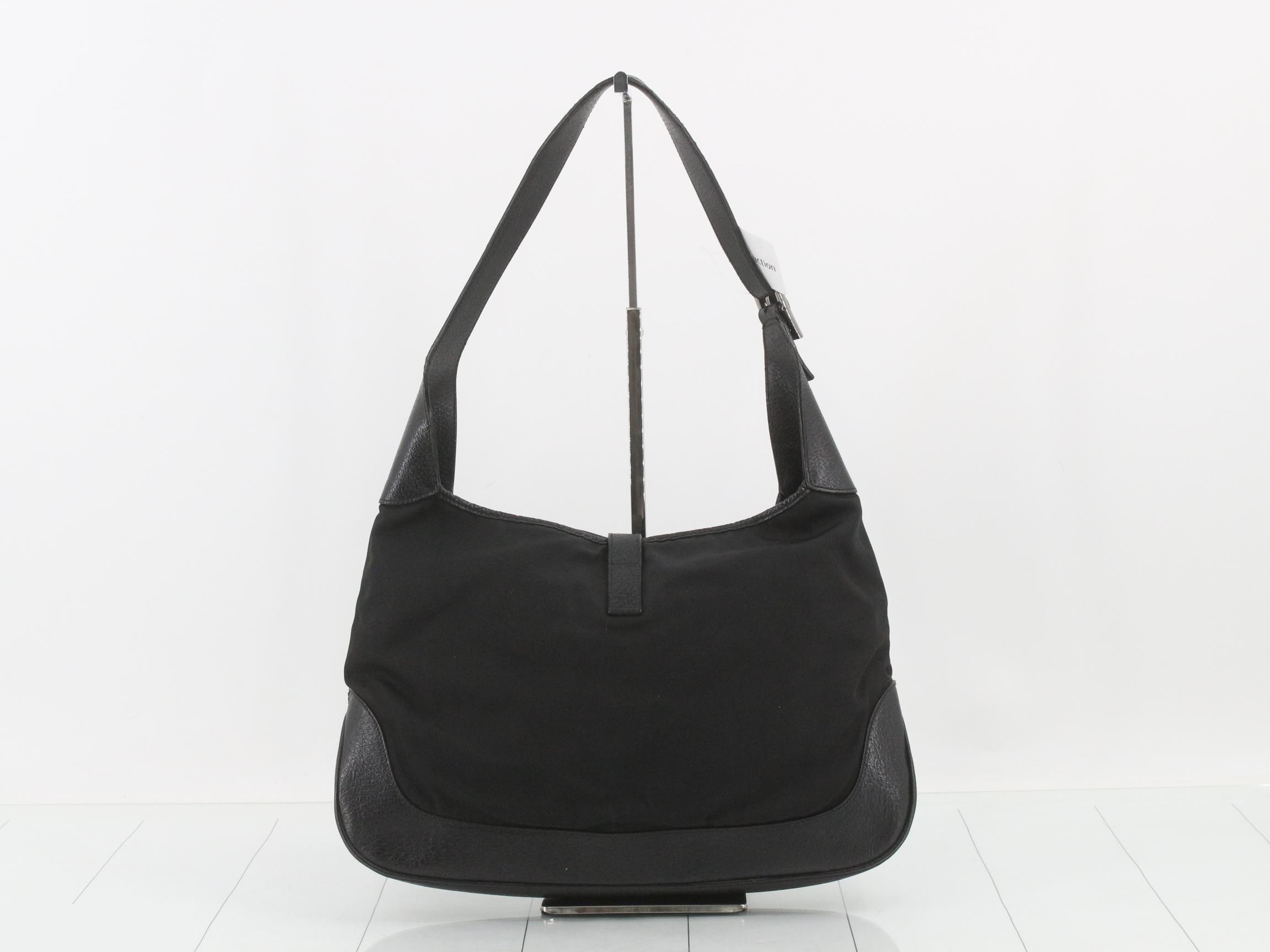Jackie Leather Combination Shoulder Handbag — view 2