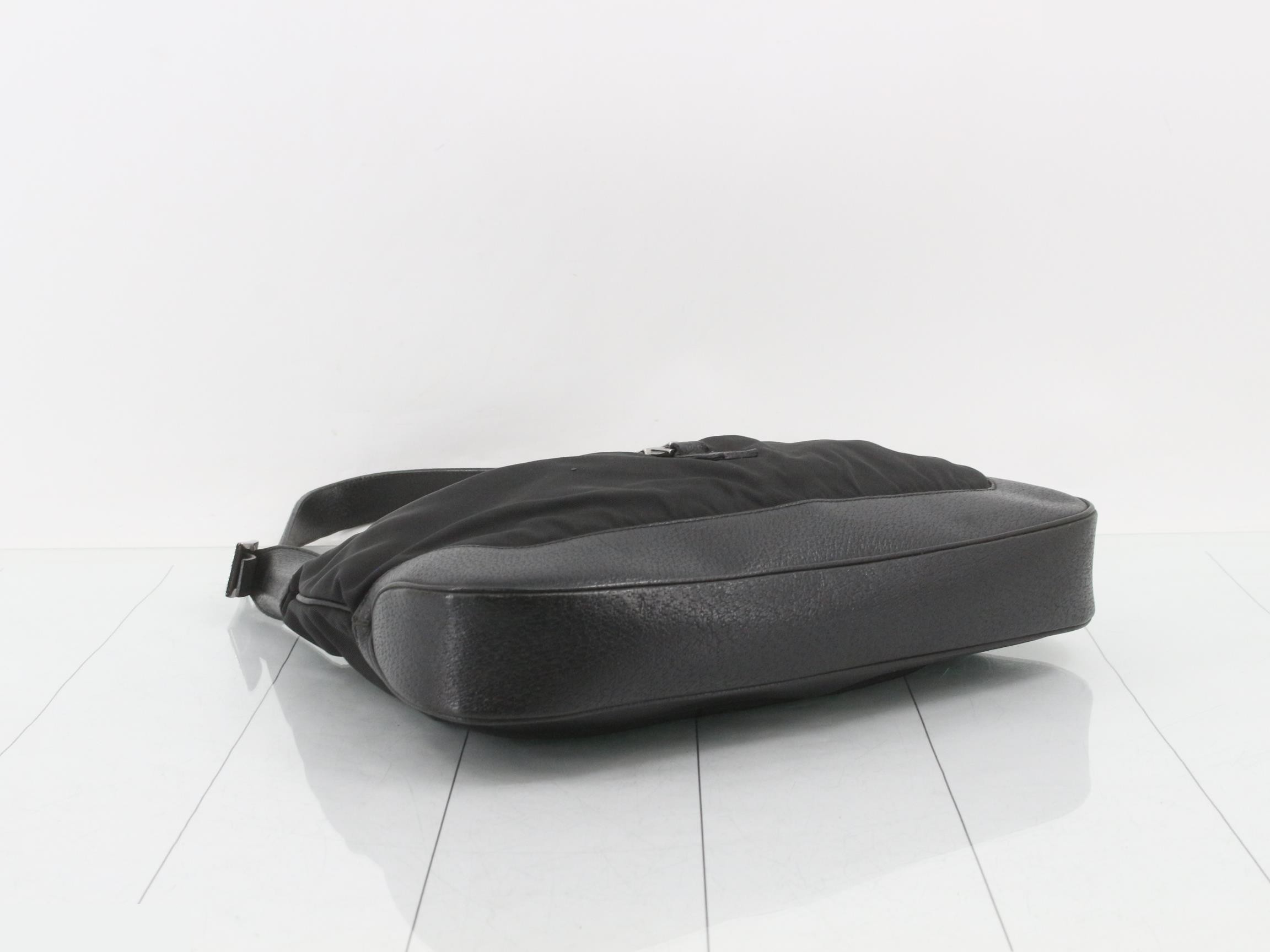 Jackie Leather Combination Shoulder Handbag — view 5