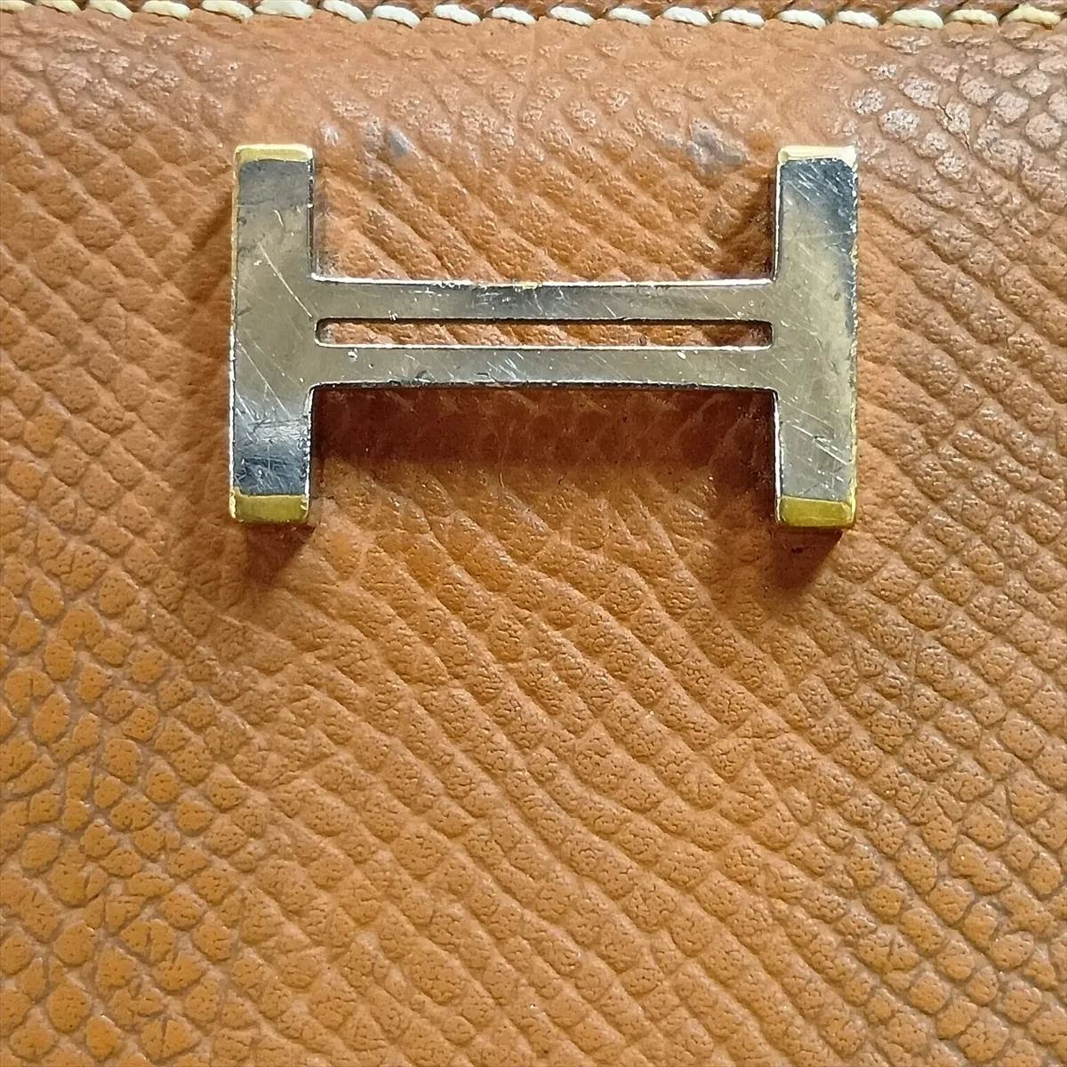 Bearn Soufflé Veau Epsom Long Wallet Gold Silver Hardware X: 2016 — view 11