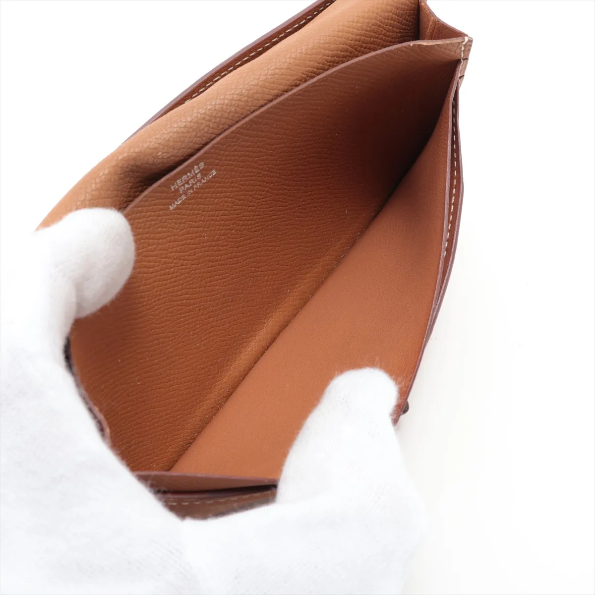 Bearn Soufflé Veau Epsom Long Wallet Gold Silver Hardware X: 2016 — view 5