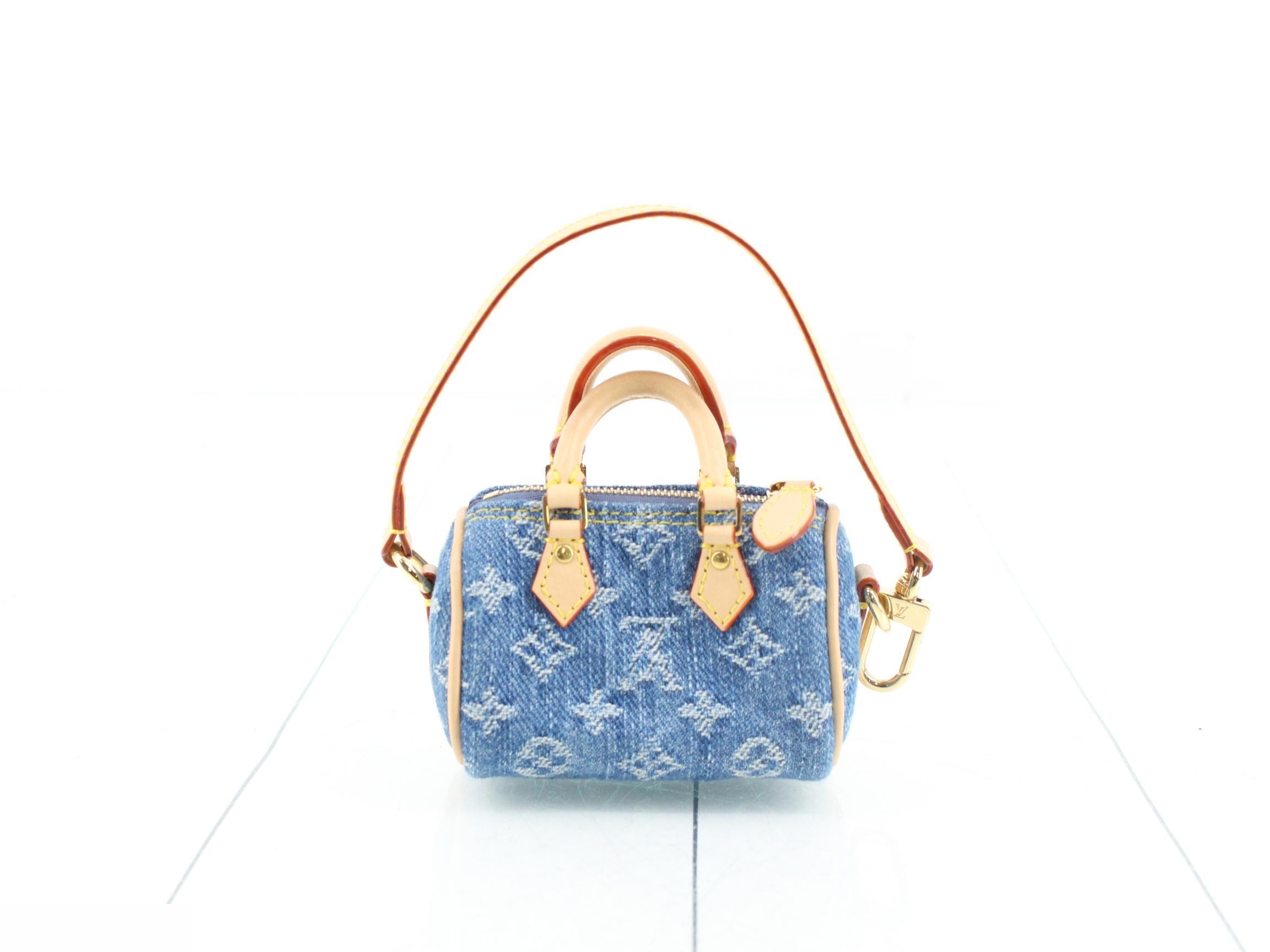Monogram Denim Micro Speedy VI4213 — view 2
