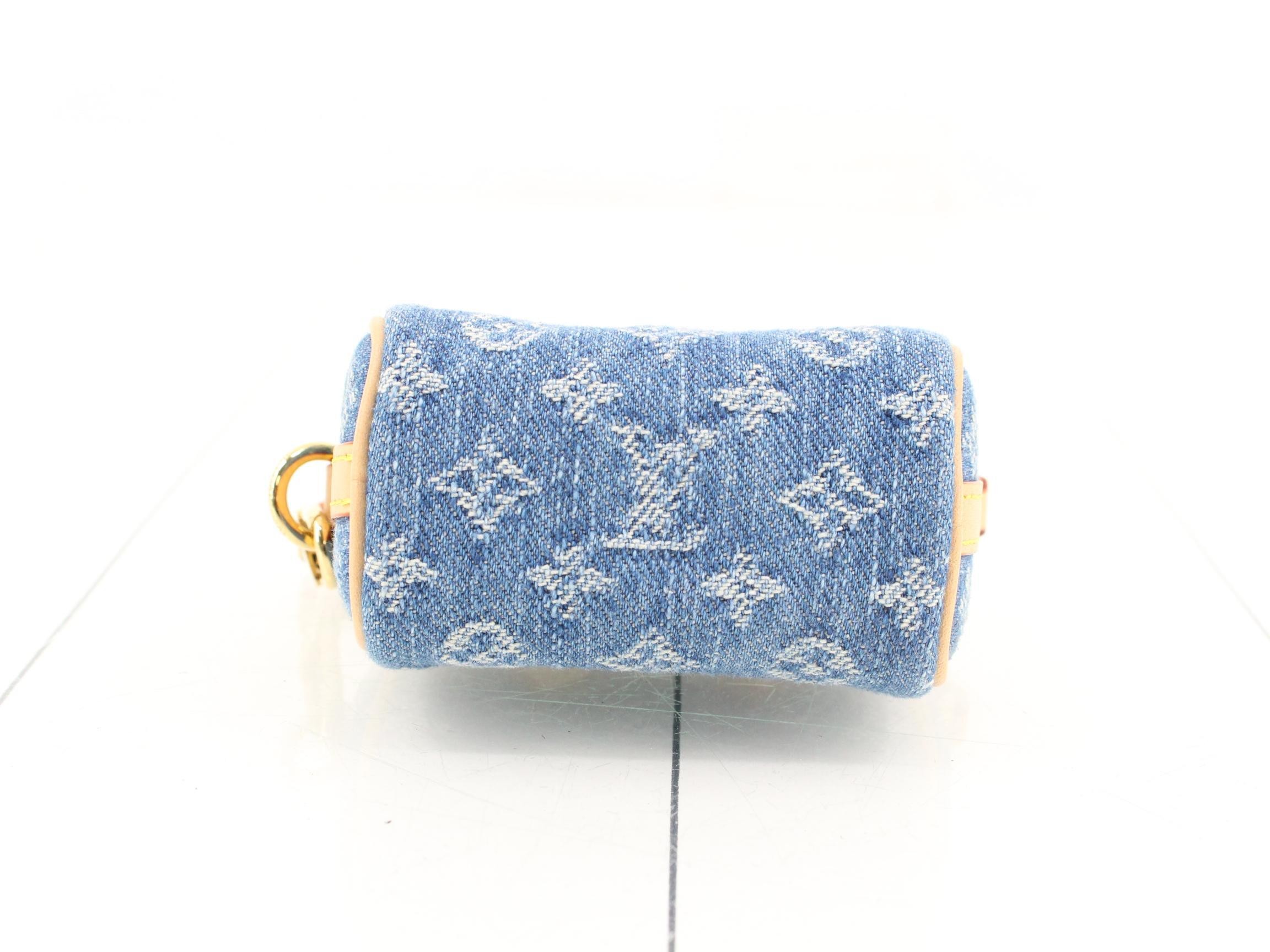 Monogram Denim Micro Speedy VI4213 — view 3