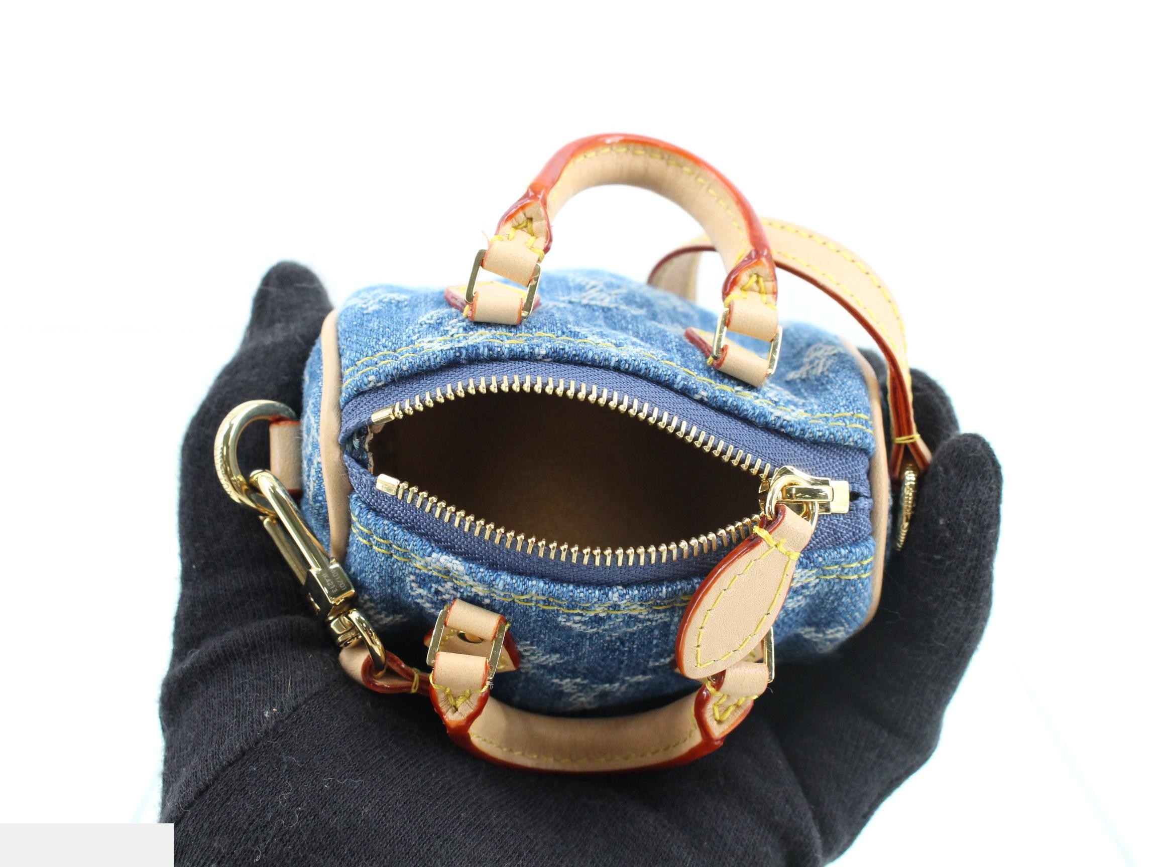 Monogram Denim Micro Speedy VI4213 — view 4