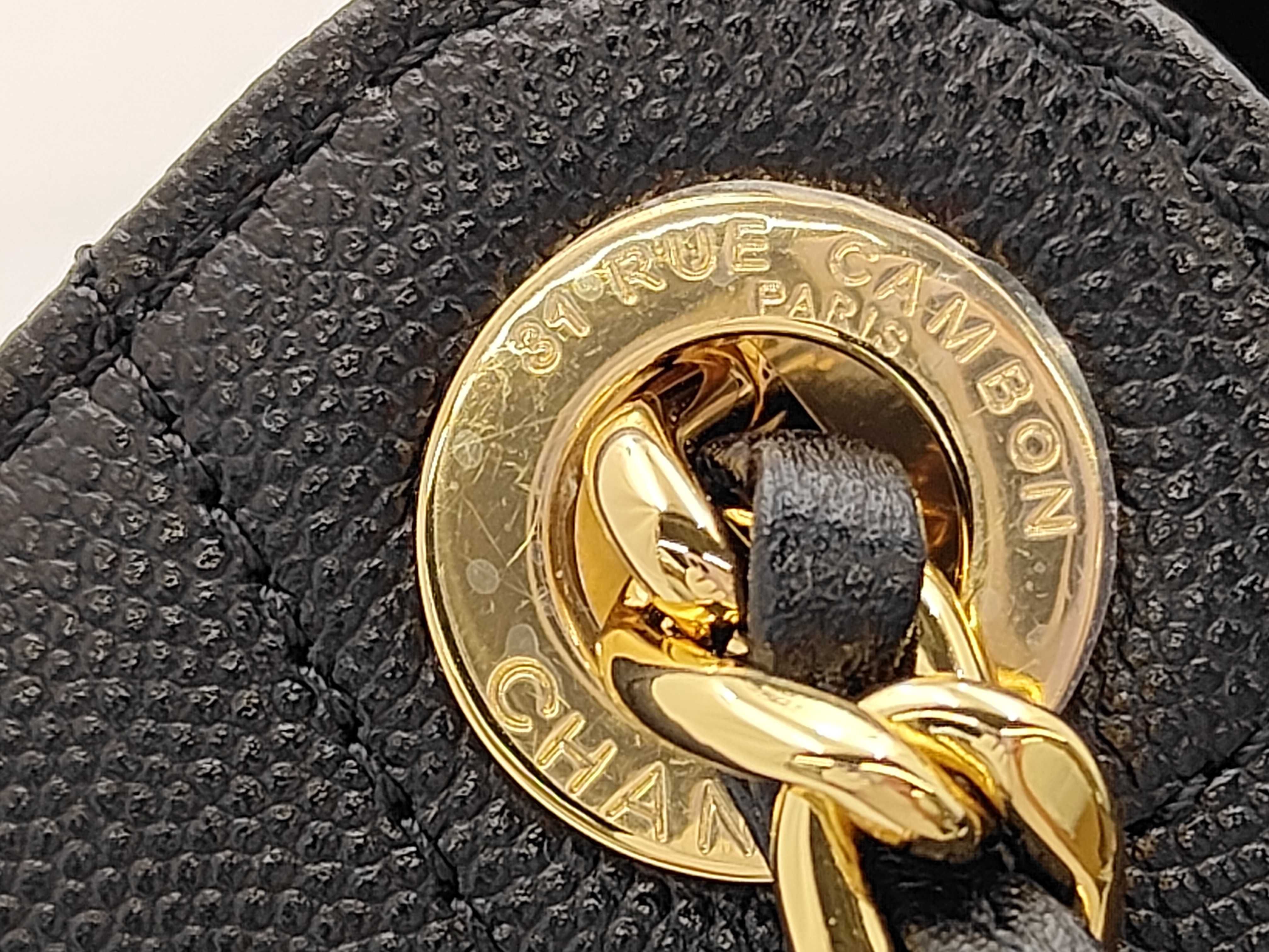 Mini Handbag CHANEL25 Matelassé Caviar Skin Black Gold Hardware AS5631 Shoulder Bag — view 11