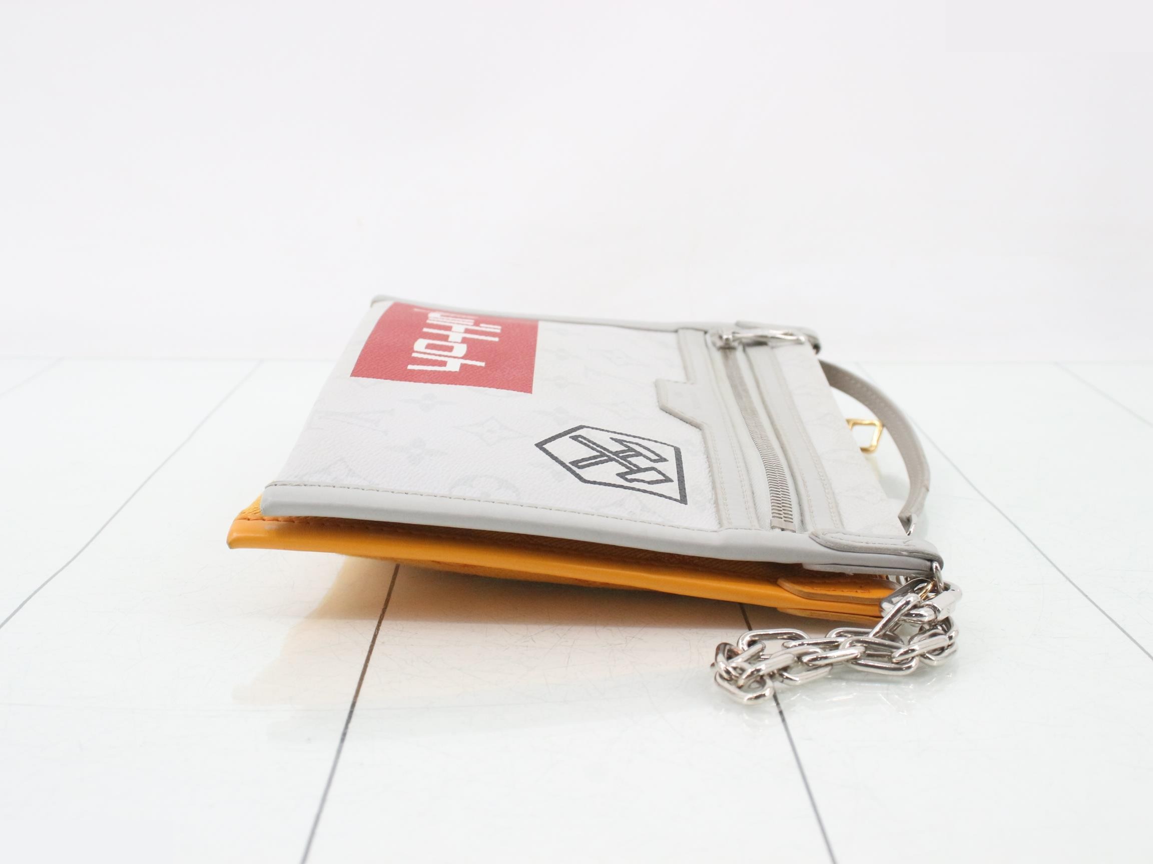 Monogram Flat Messenger Shoulder Bag — view 3