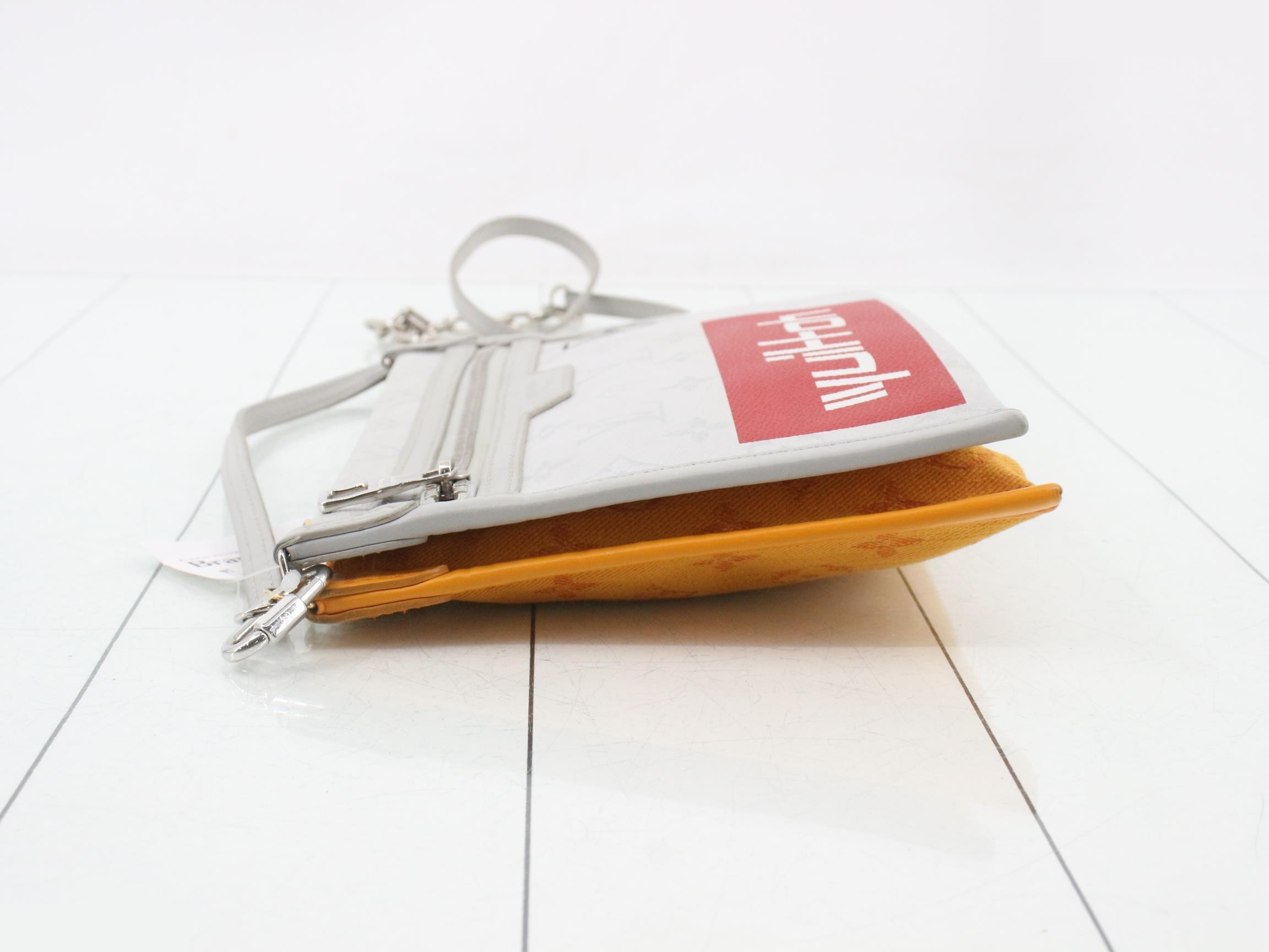 Monogram Flat Messenger Shoulder Bag — view 4