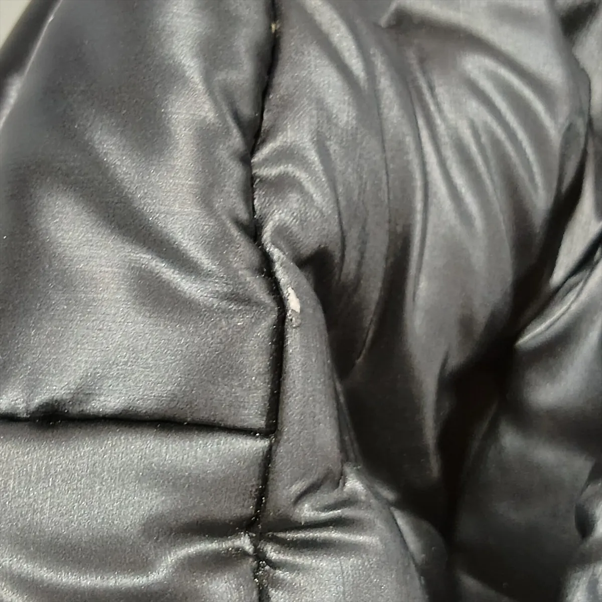 Doudoune embossed logo nylon backpack, black with silver hardware, item number 24885572 (serial number in the 24 range). — view 11