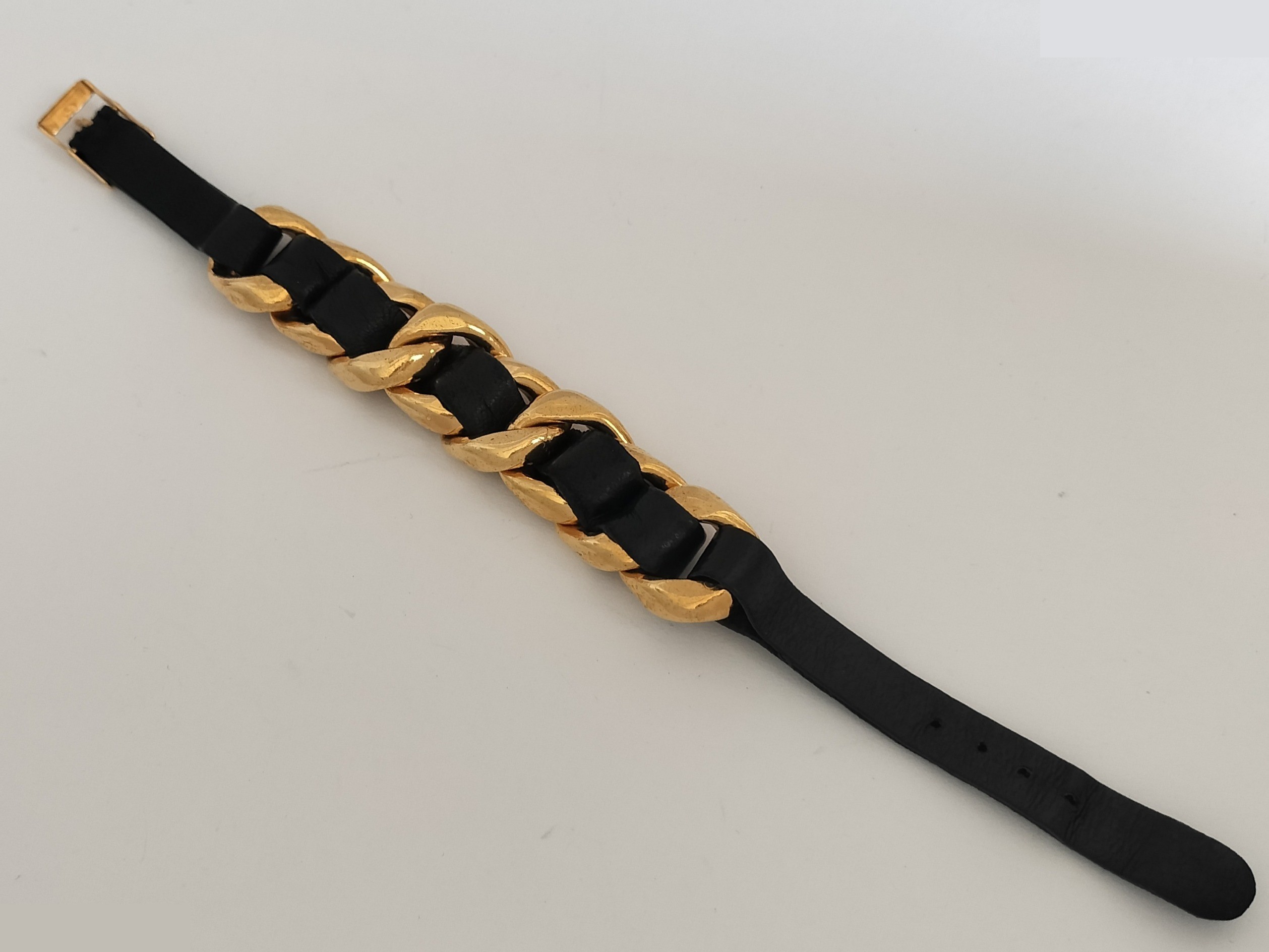 Coco Leather Chain Bracelet, Wrist Circumference Approx. 18cm — view 8