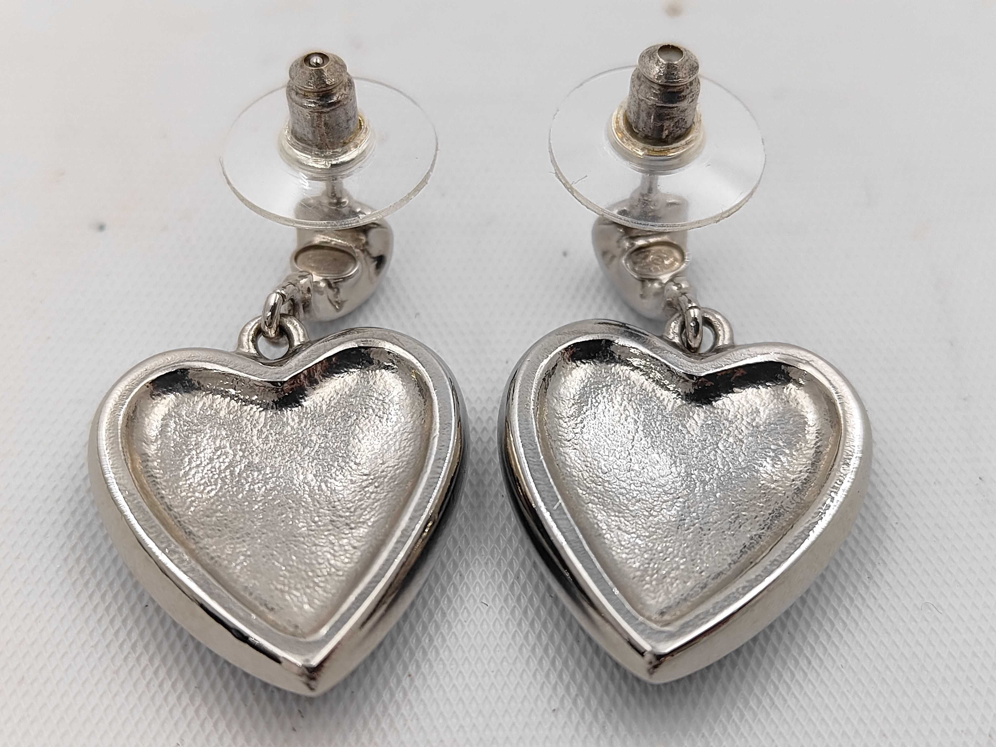 C24K Heart Earrings — view 2