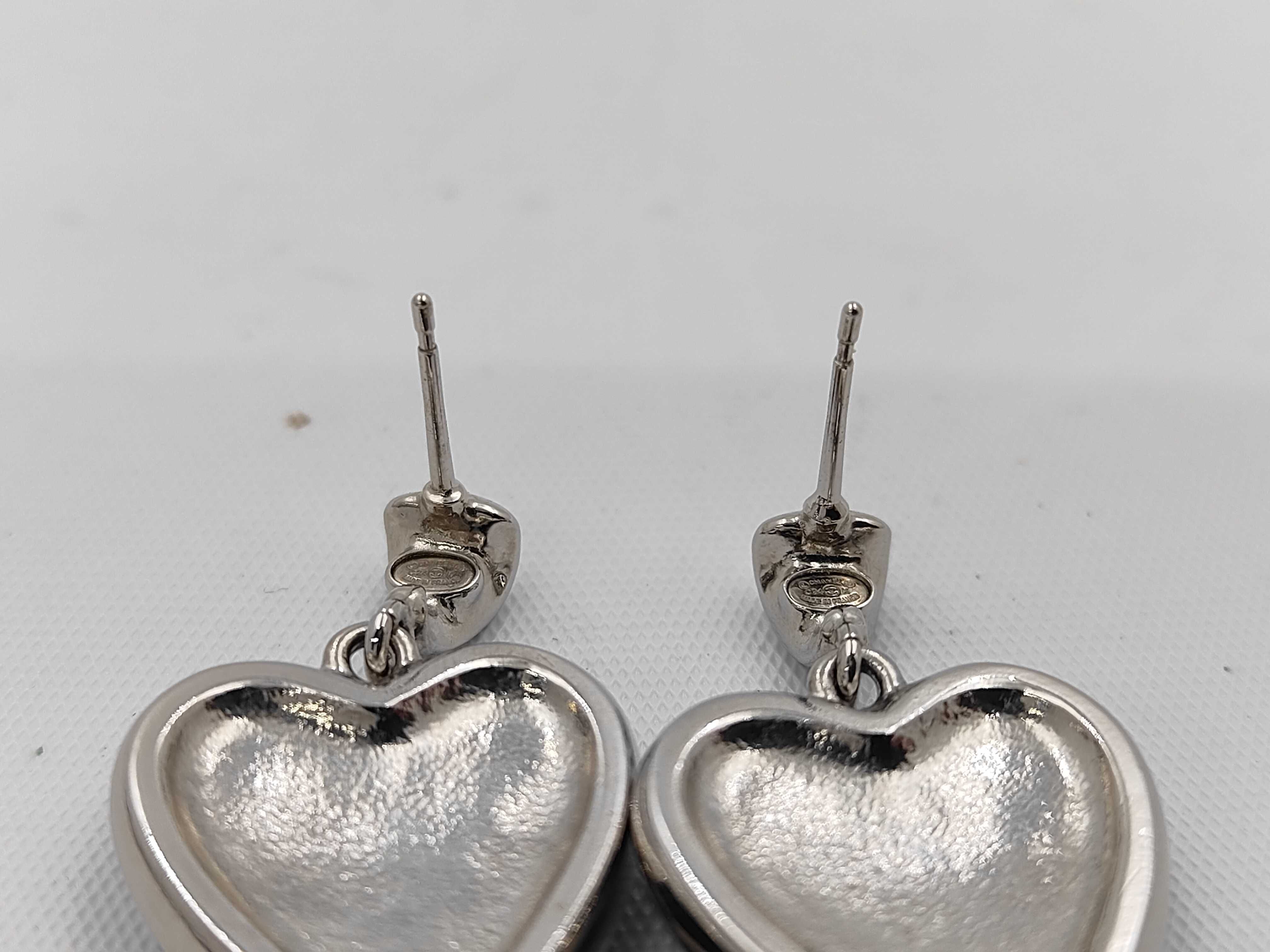 C24K Heart Earrings — view 4