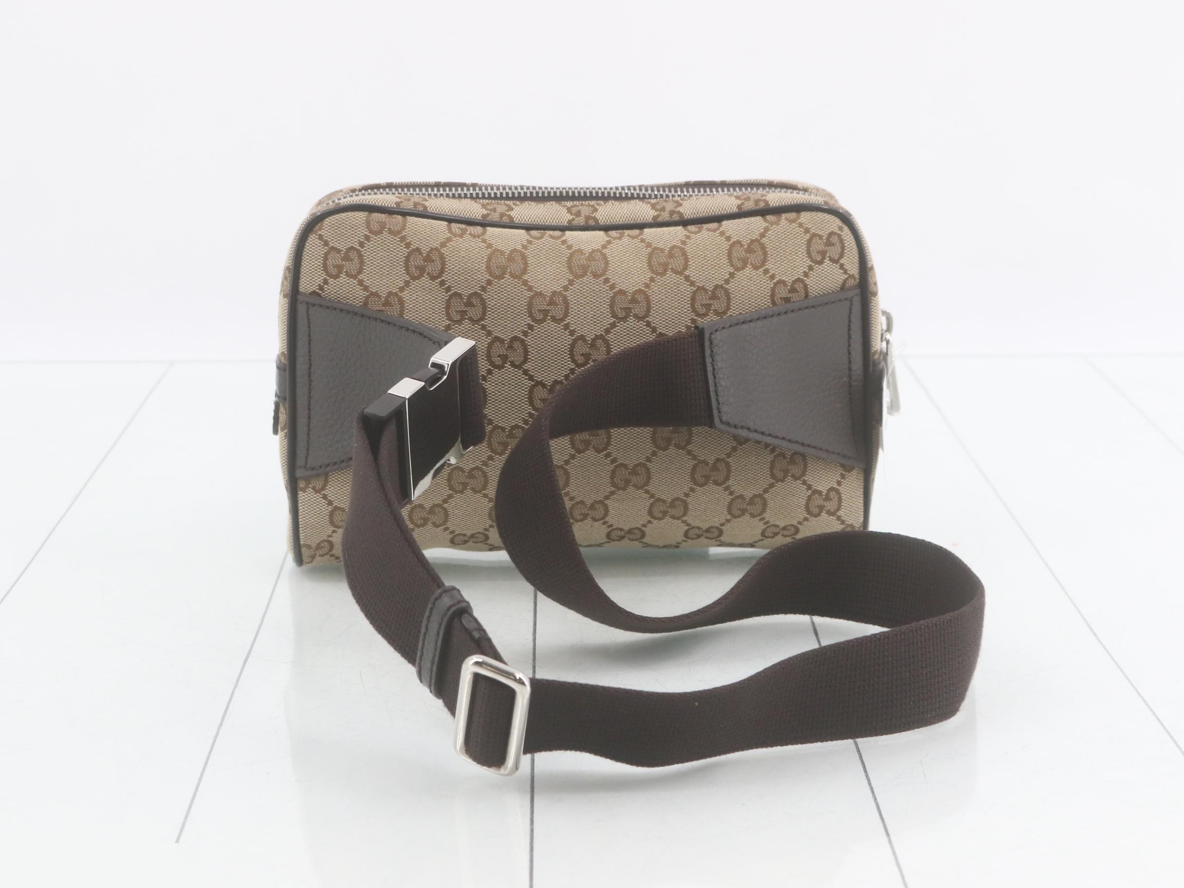 GG Canvas (Bag) - Waist Bag - Dark Brown — view 2