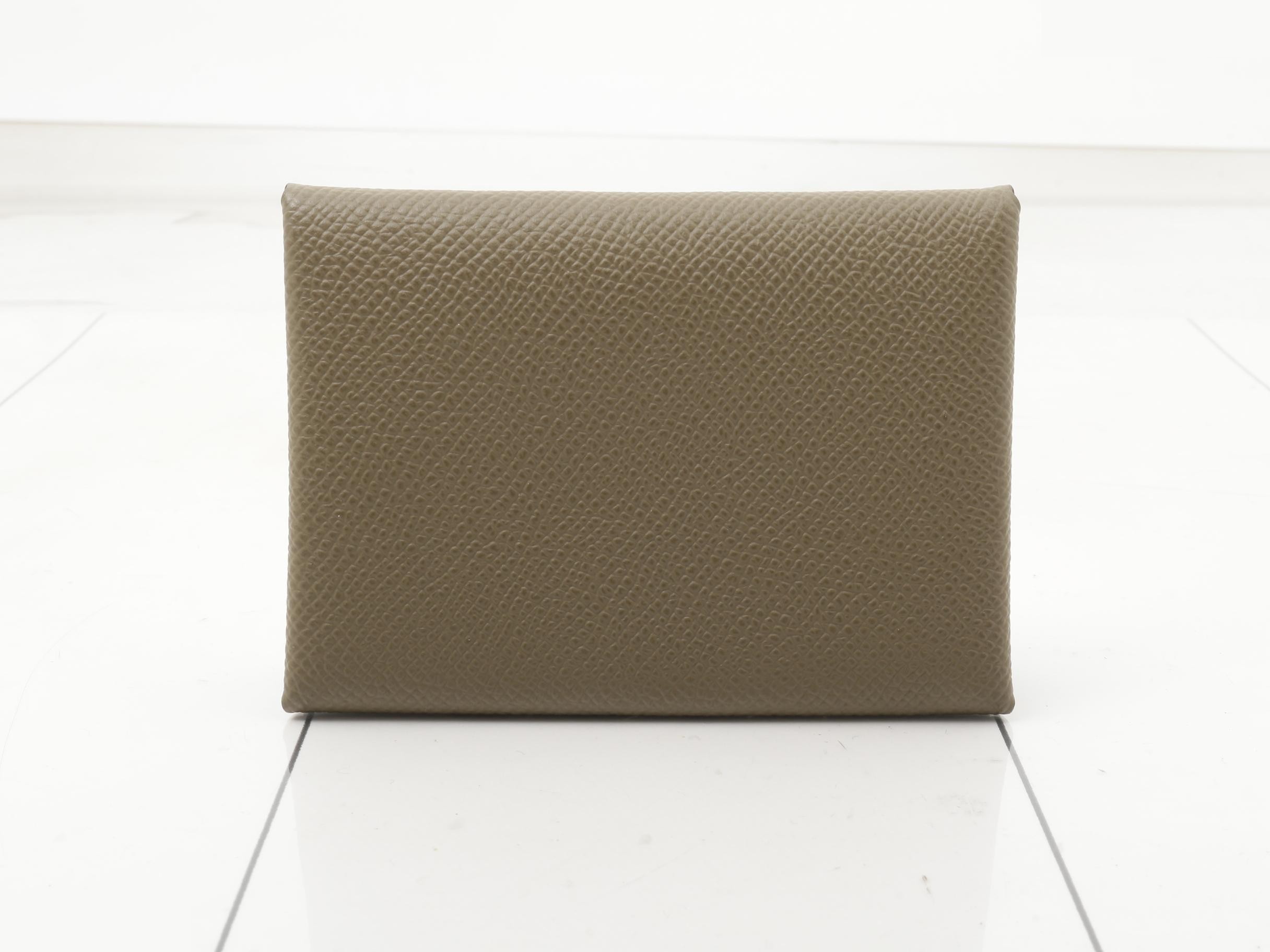 Calvi Duo, B stamp, Epsom leather, unused, Etoupe. — view 2