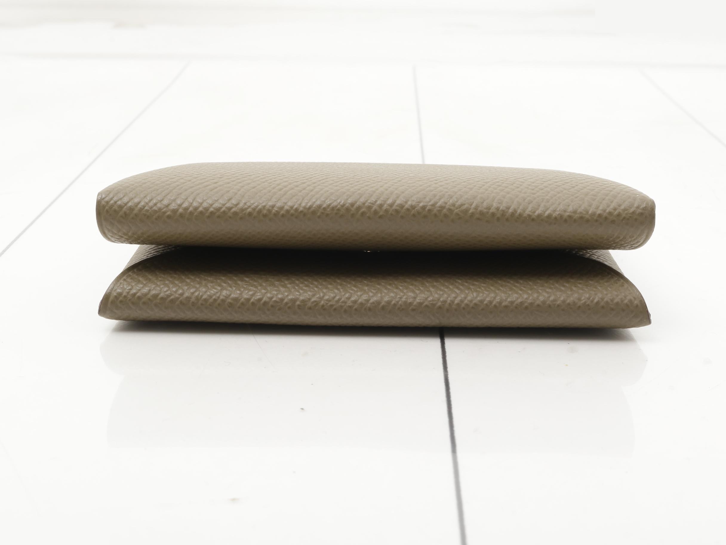 Calvi Duo, B stamp, Epsom leather, unused, Etoupe. — view 3