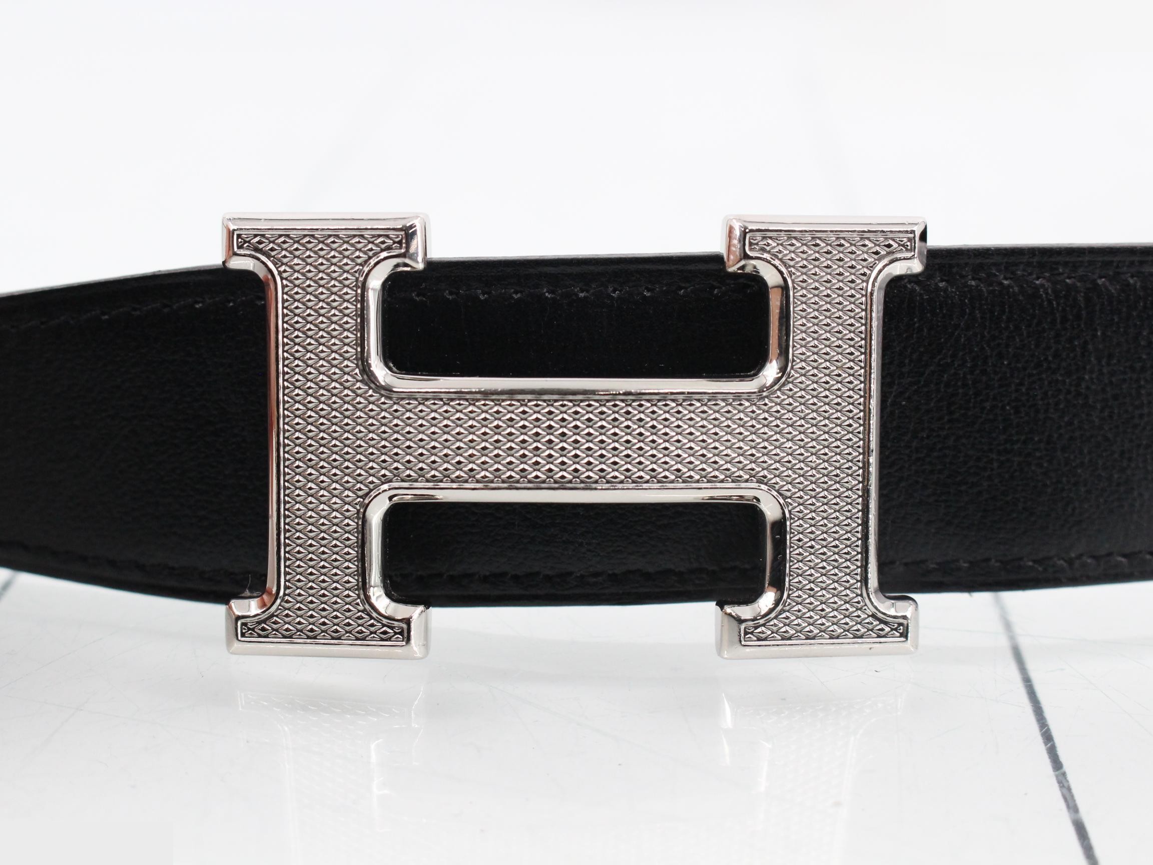 H-belt, guilloché pattern, W stamp, size 100 — view 3