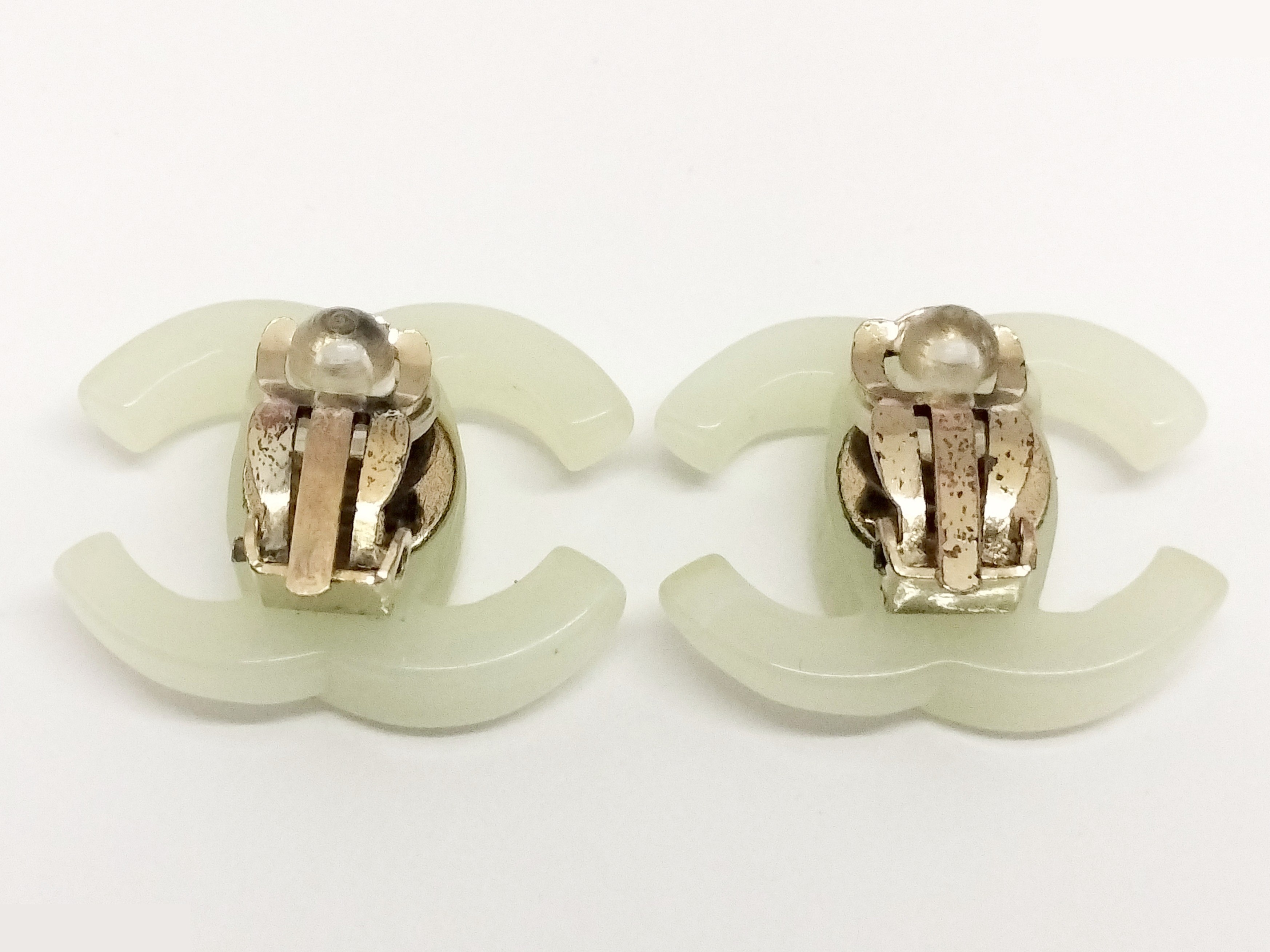 Coco Clear Plastic Earrings — view 5