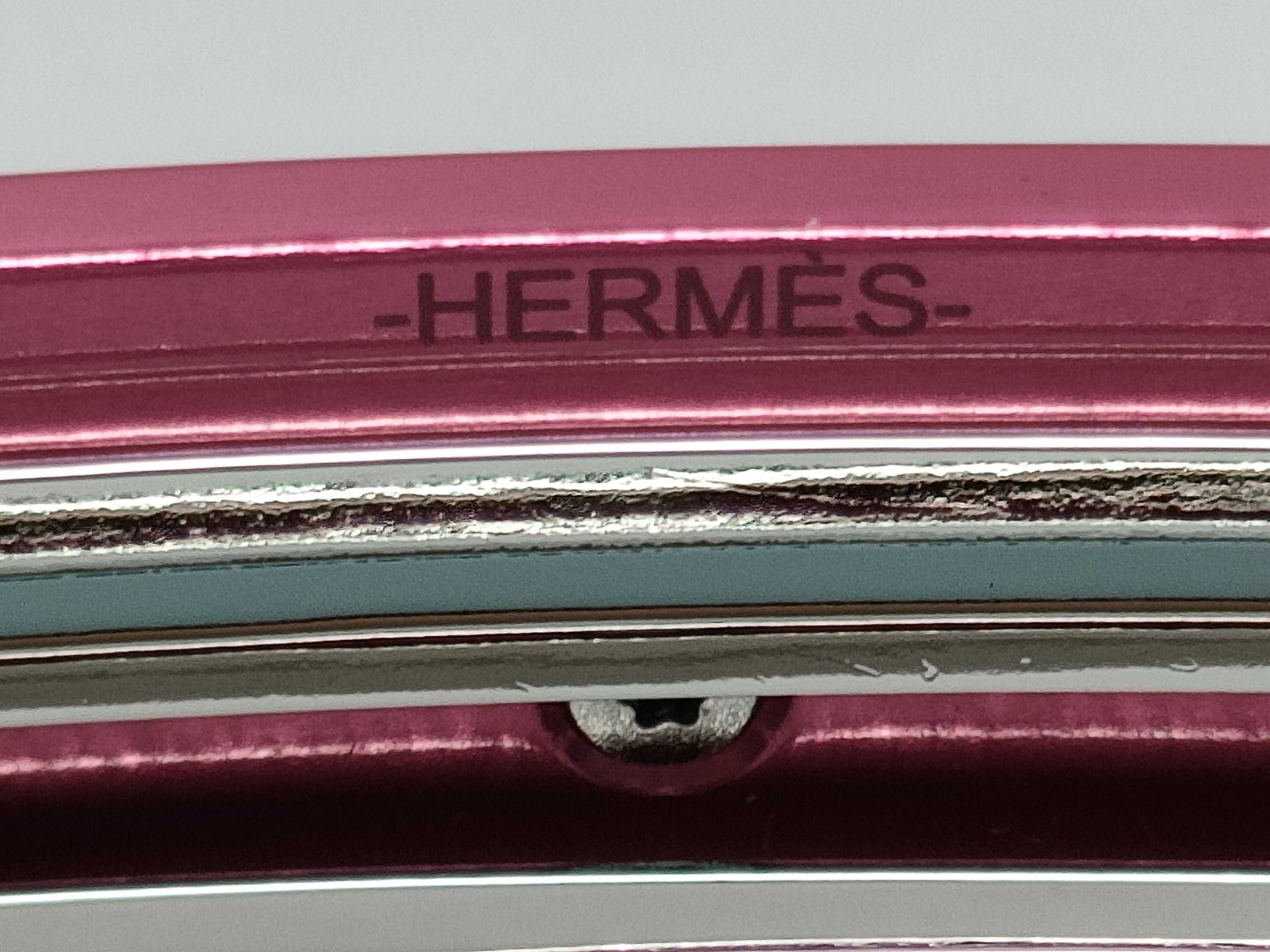 Medor Barrette, Pink with Silver Hardware, Unused, Hair Accessory — view 7