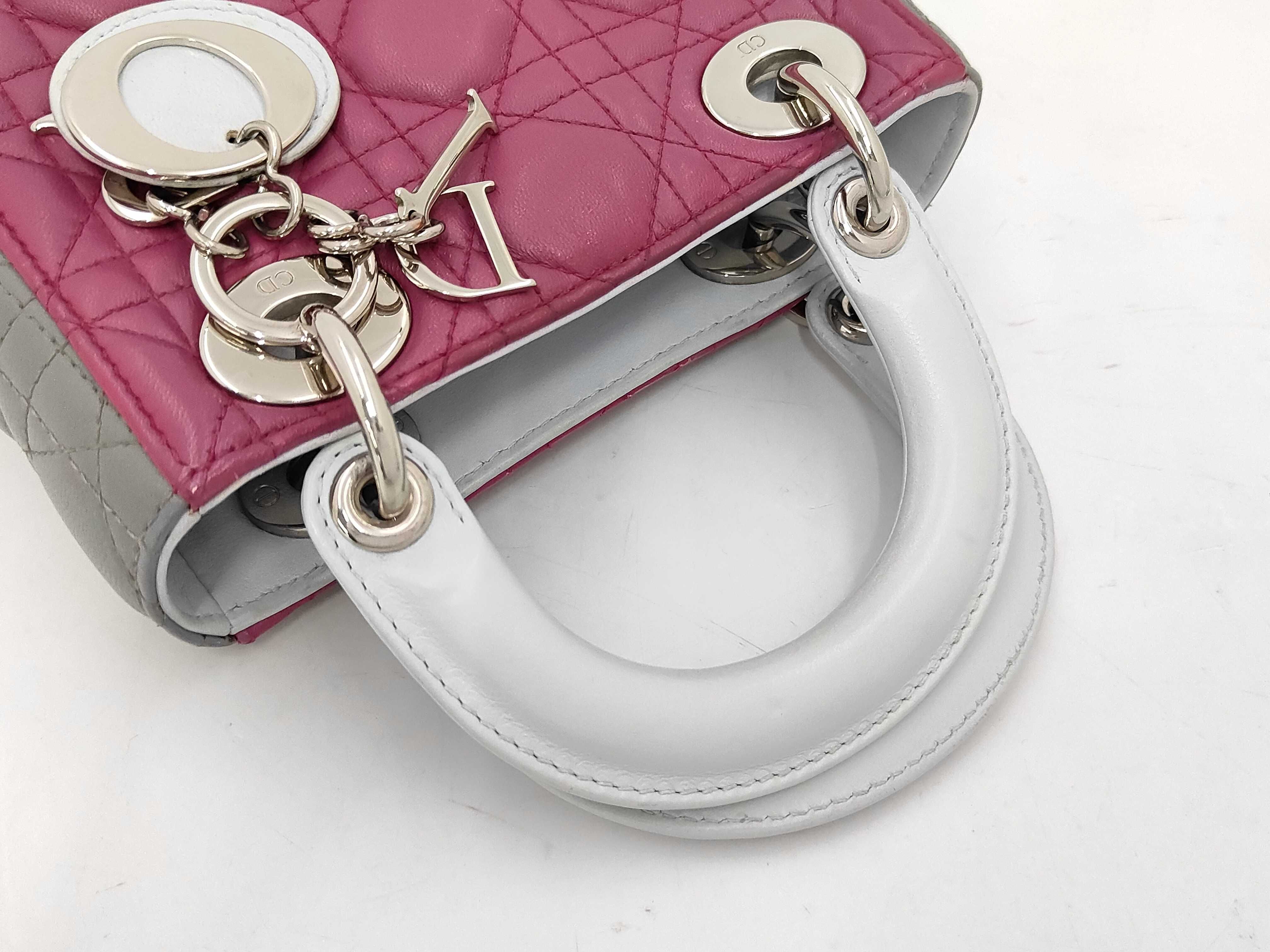Lady Dior Mini Multicolor Handbag — view 3