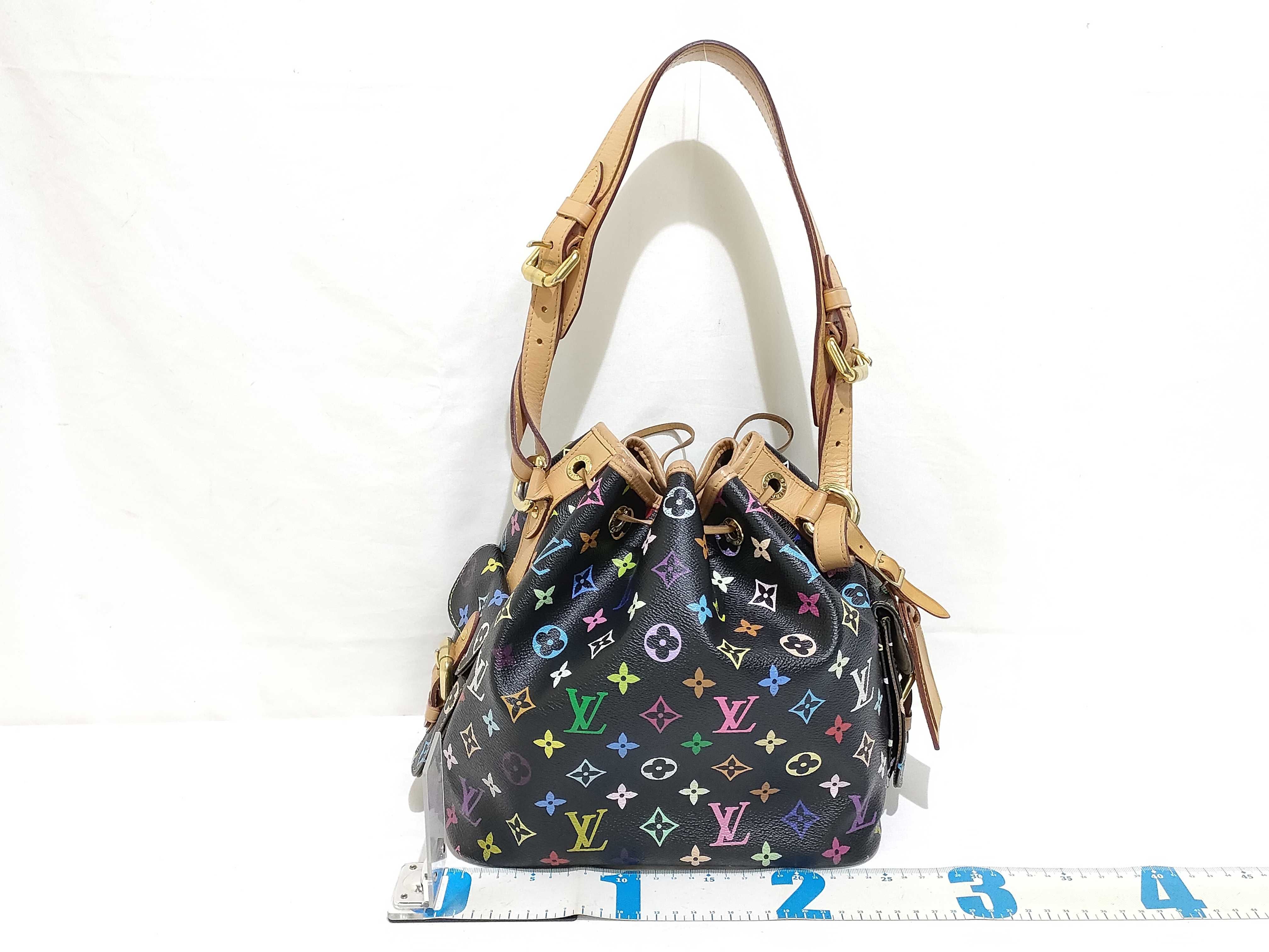 Monogram Multicolor Petit Noé Noir Shoulder Bag — view 2